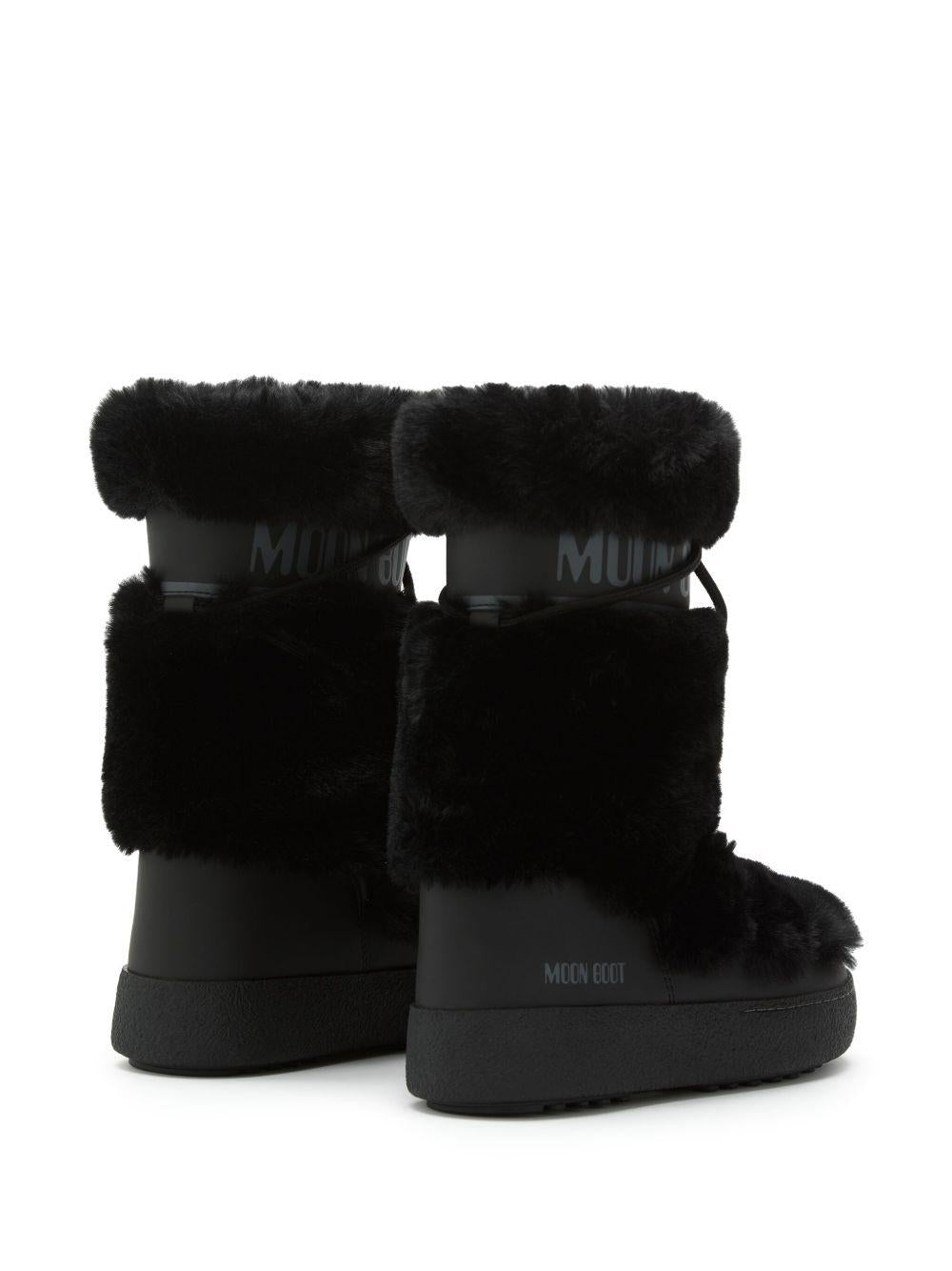 Ltrack High Boots Faux-Fur Nero 80D2450210 N001 BLACK MOON BOOT 
