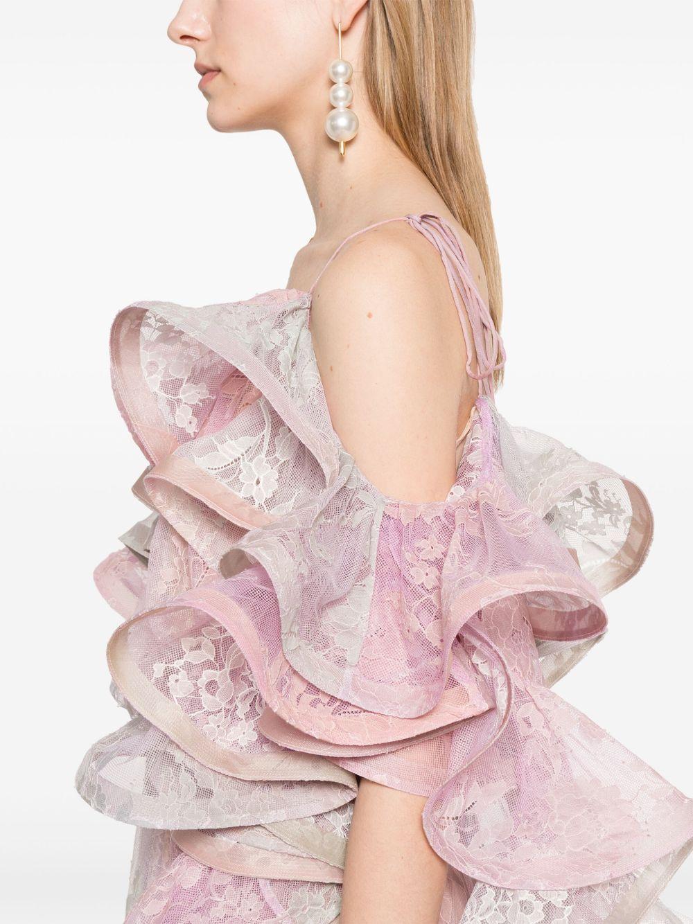 Abito midi in pizzo Dawning 2920DS252 SUNSET ZIMMERMANN 