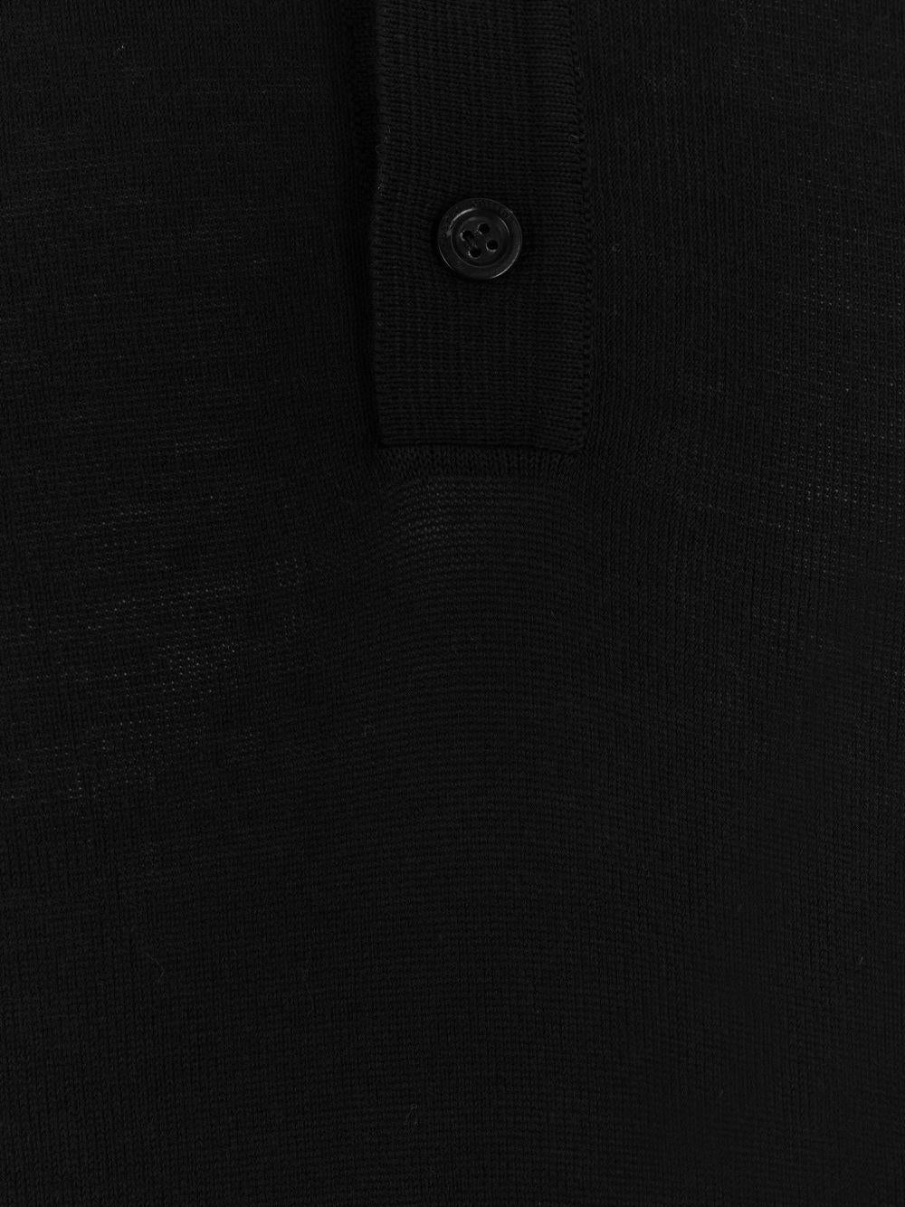 Polo in cotone RB10024 09 NERO ROBERTO COLLINA 