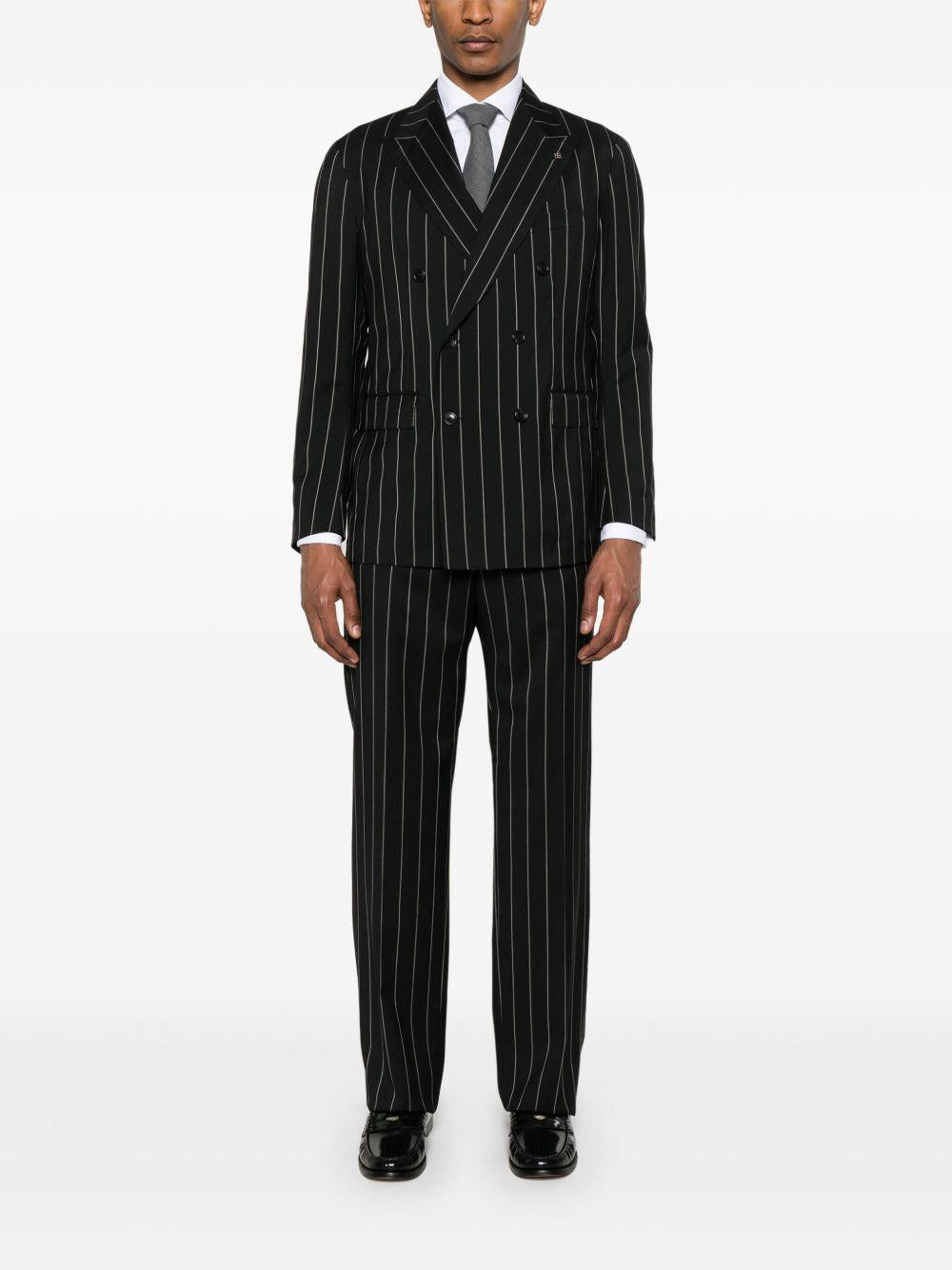 Abito doppiopetto gessato 2SNY10BNTPE120086R25E278 EN979 TAGLIATORE 