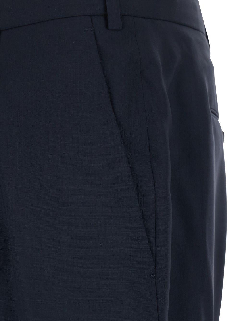 Pantaloni Union in lana vergine COZSUFZA0CL1ZI56 0370 BLUE PT TORINO 