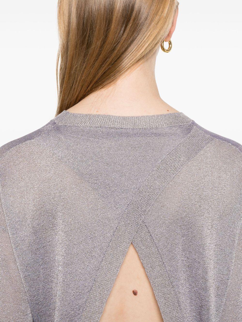 Top Lamè B13101 18 FERRO ROBERTO COLLINA 