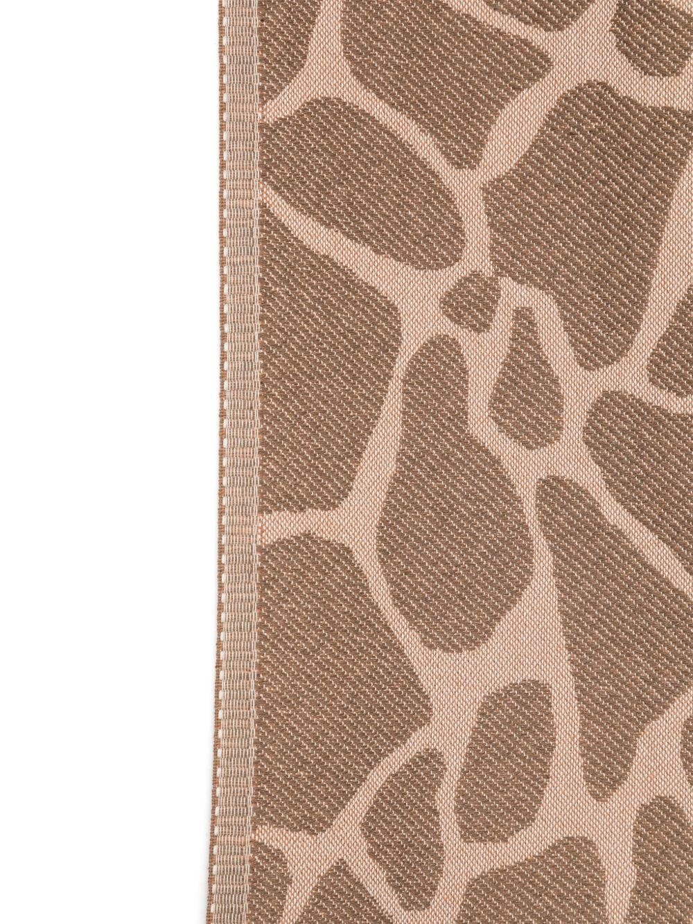 MC2 SAINT BARTH - Telo mare a righe beige e bianco FOUT00901061L GIRAFFE SKIN 18 MC2 SAINT BARTH 