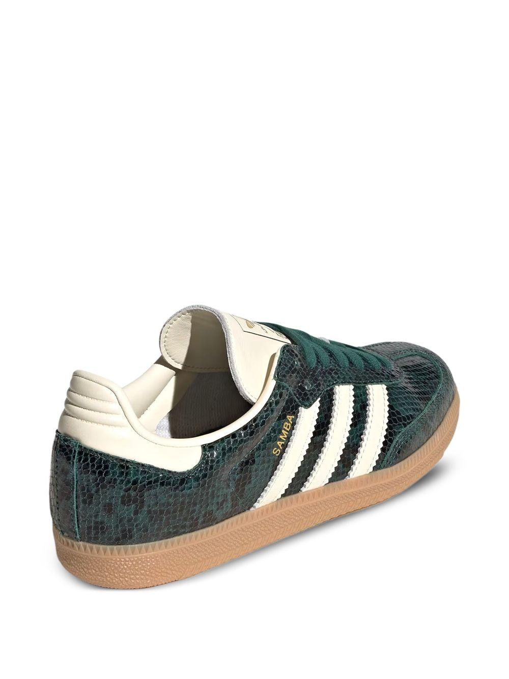 Samba OG Sneakers JR8848 PHYTHON GREEN ADIDAS ORIGINALS 