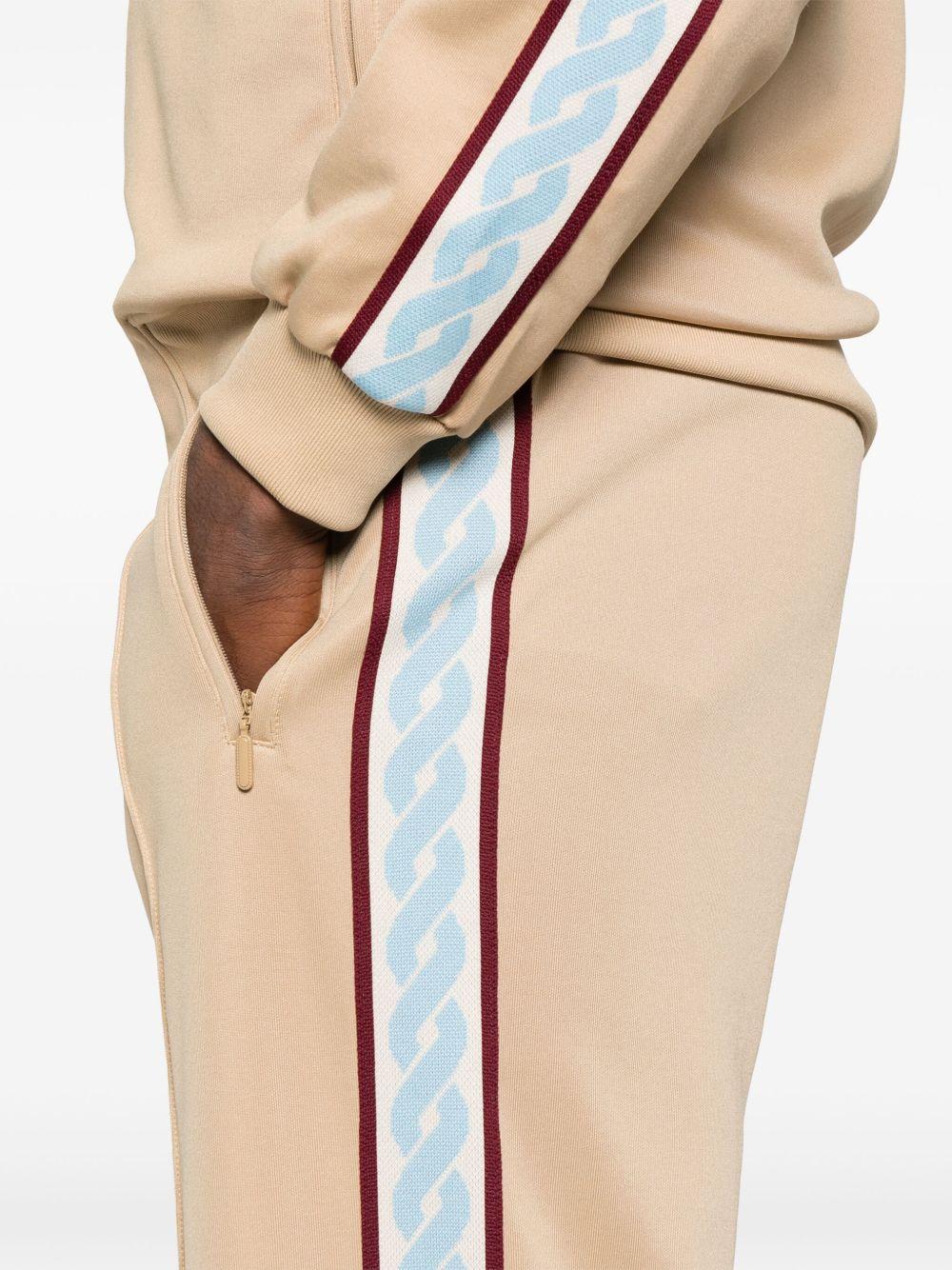 Le Track Pants Tresse HSP007PL135 DARK BEIGE DROLE DE MONSIEUR 