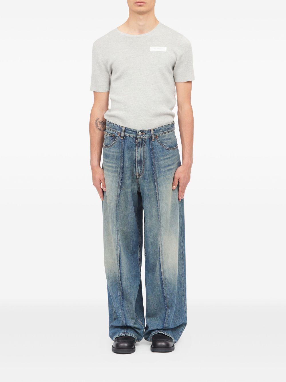 Jeans a gamba larga SH0LA0011M30055 961 MM6 MAISON MARGIELA 