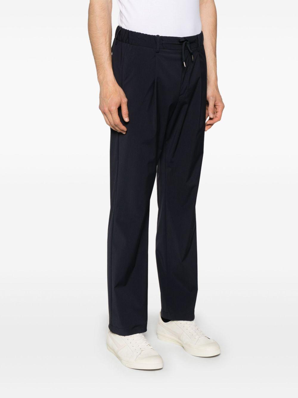 Pantaloni con piega PT000098U12682 9200 BLUE HERNO 