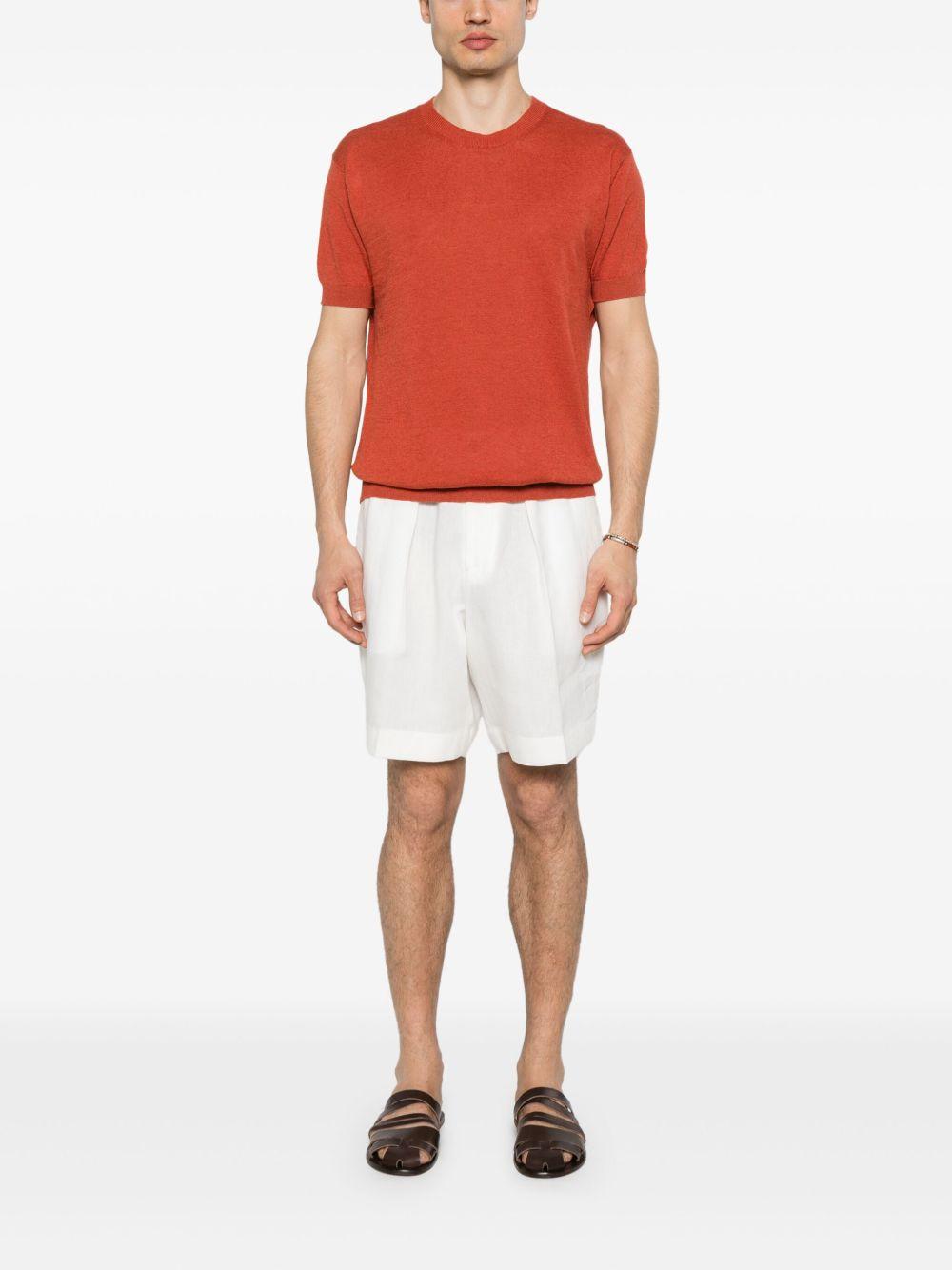 T-shirt mattone B9D0009 63M MATTONE AMARANTO 