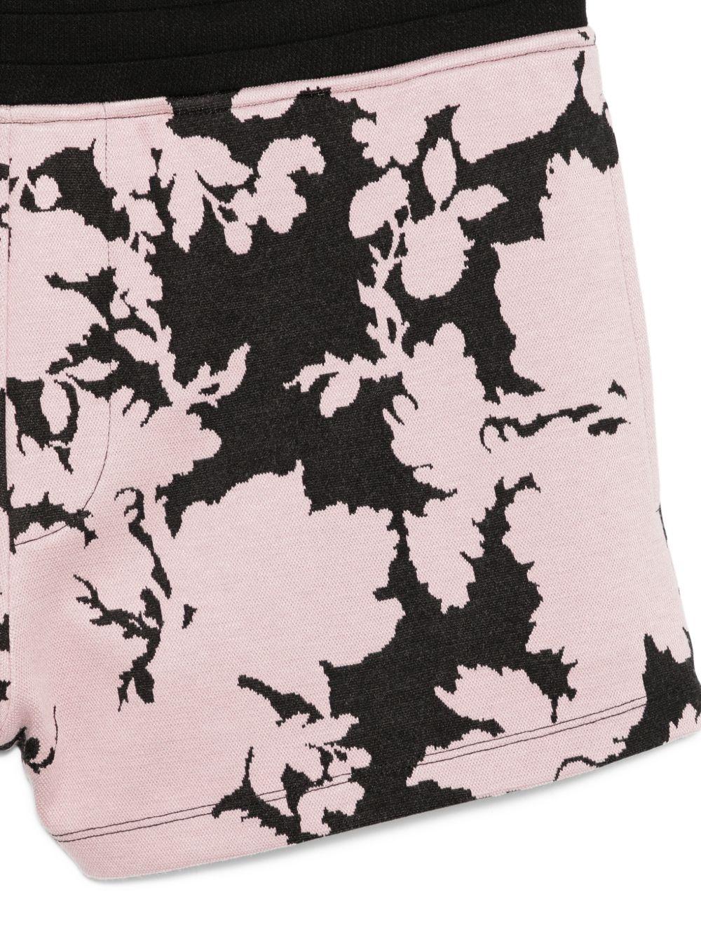 Ribbed jacquard shorts HEGGBIS3041 301 OLD ROSE DRIES VAN NOTEN 