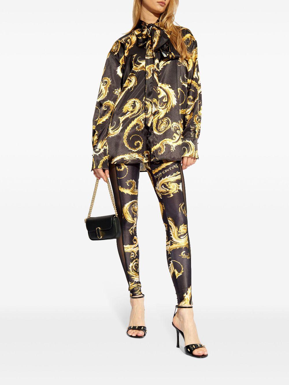  77HAC103JS360 G89 BLACK GOLD VERSACE JEANS COUTURE 