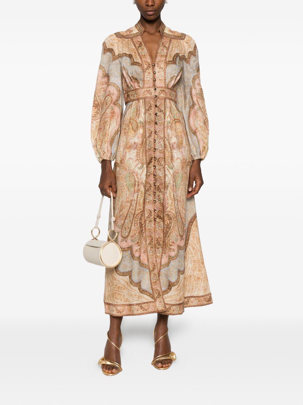 Wanderlust Midi Dress 5753DRS262 TAPESTRY ZIMMERMANN 