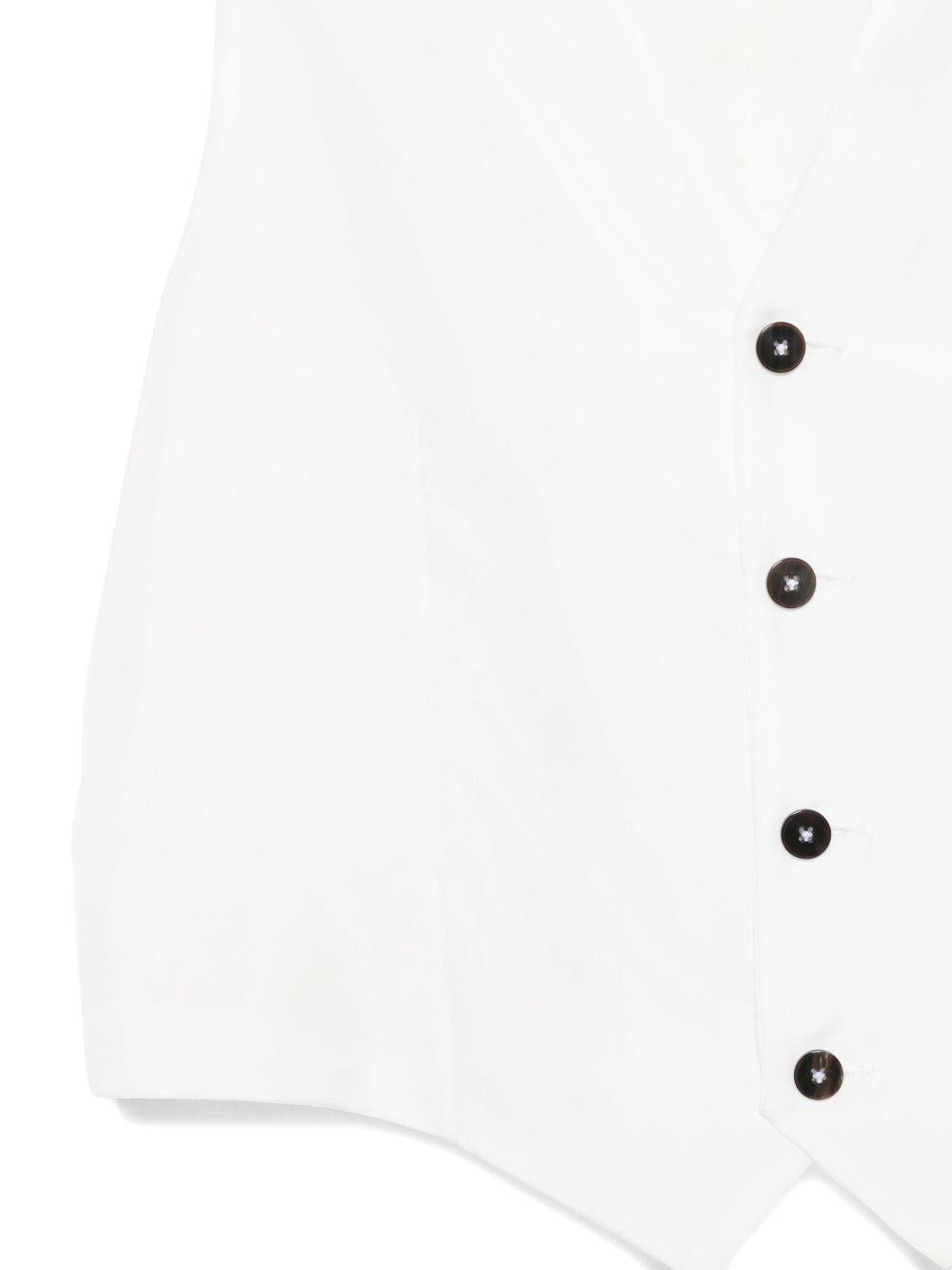 Gilet N°12A Taffetà Bianco FW25N12A TAFFETA BIANCO SAPIO 