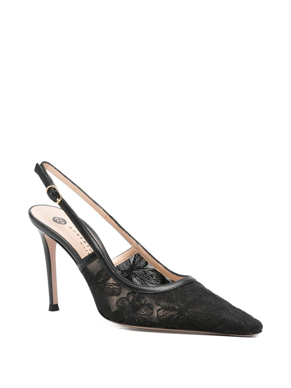 Slingback in rete Zeus ZEUS ORLEANS NERO ROBERTO FESTA 
