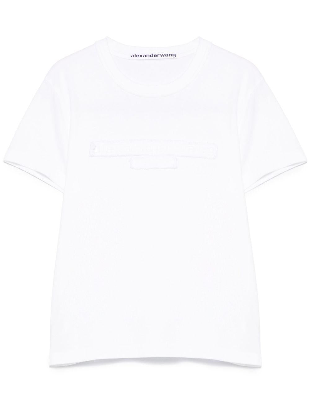 Logo T-shirt 1CC1251991 100 WHITE ALEXANDER WANG 