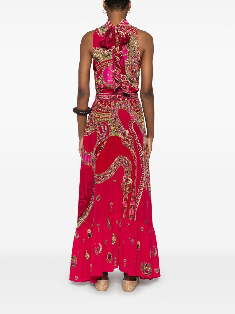 Kissed By A Cobra maxi dress 00034435 KISSED BY A COBRA CAMILLA 