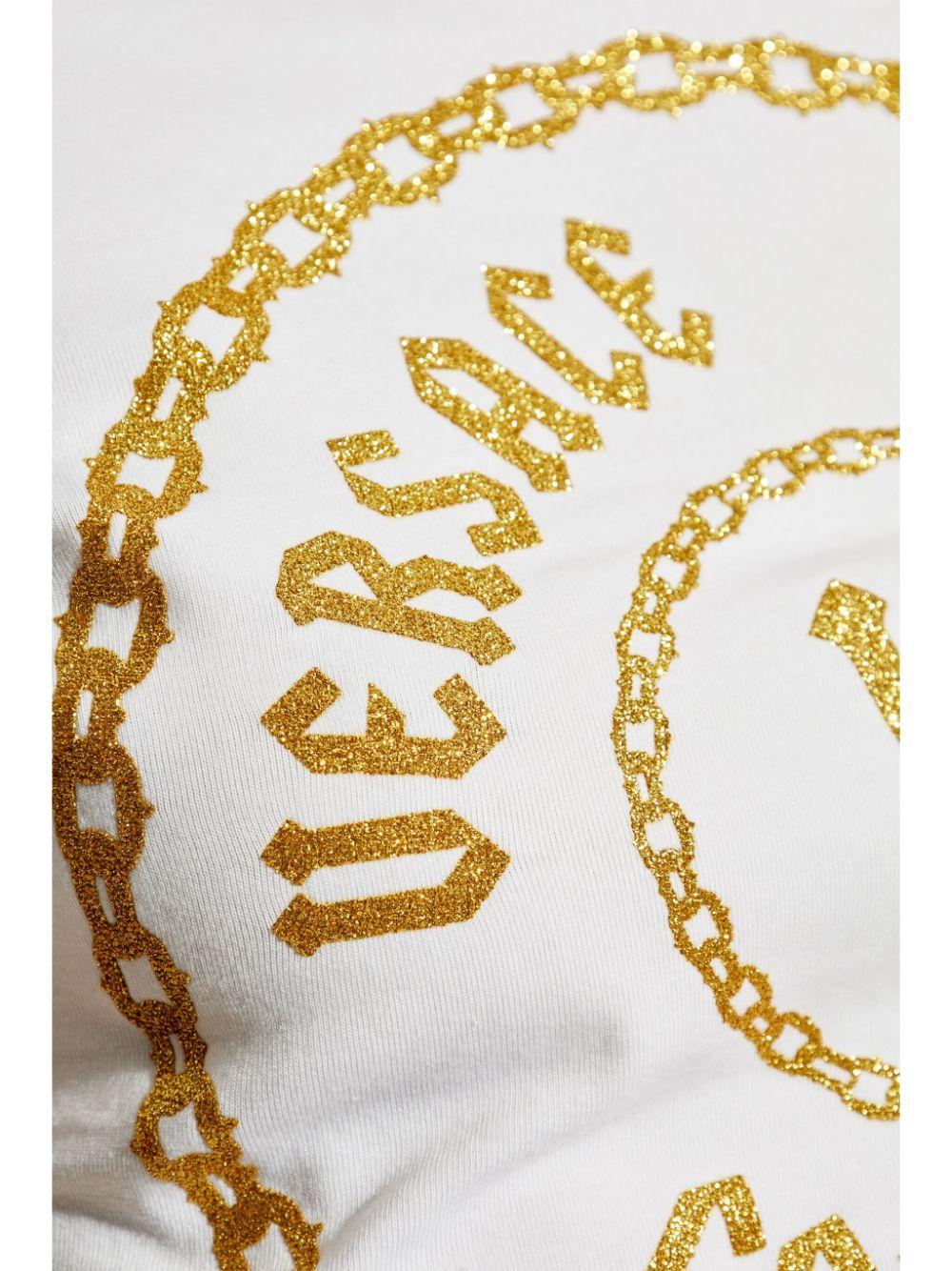  77HAHT02CJ03T G03 WHITE GOLD VERSACE JEANS COUTURE 