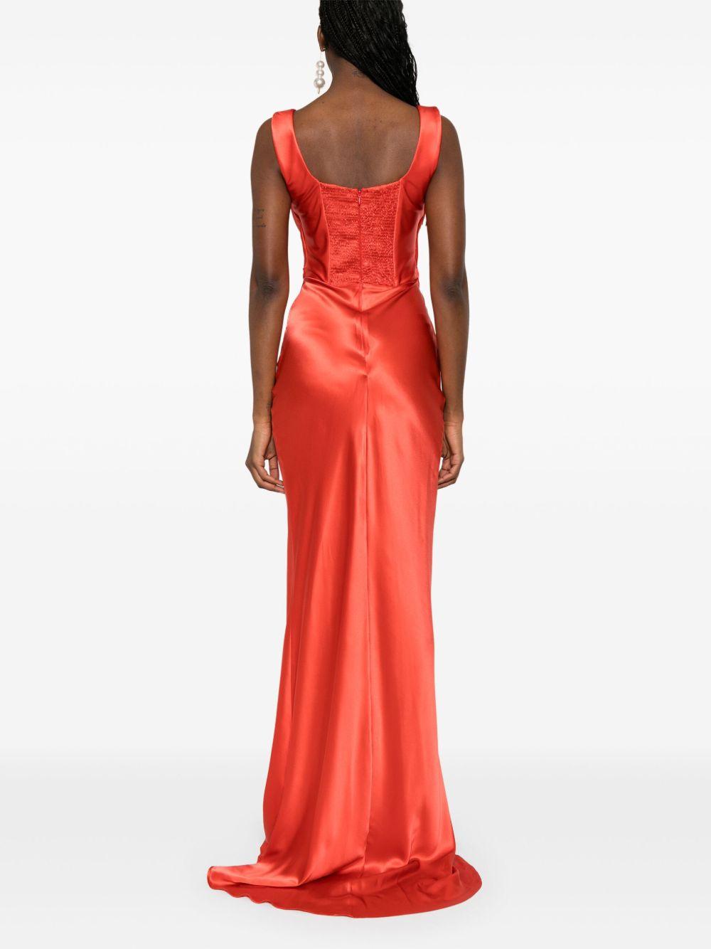 Abito lungo in seta 04SSLD13704422 10 GIUSEPPE DI MORABITO 