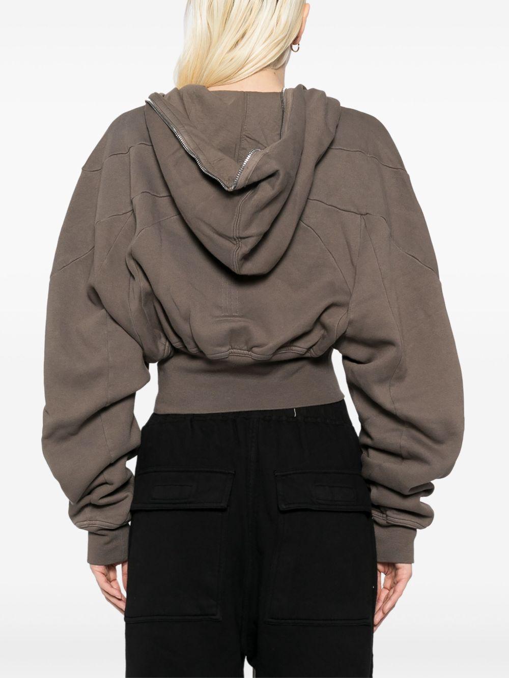 DRKSHDW SS25 Hollywood Collage Gimp Hoodie<BR/> DS01E3233F 34 DUST RICK OWENS DRKSHDW 