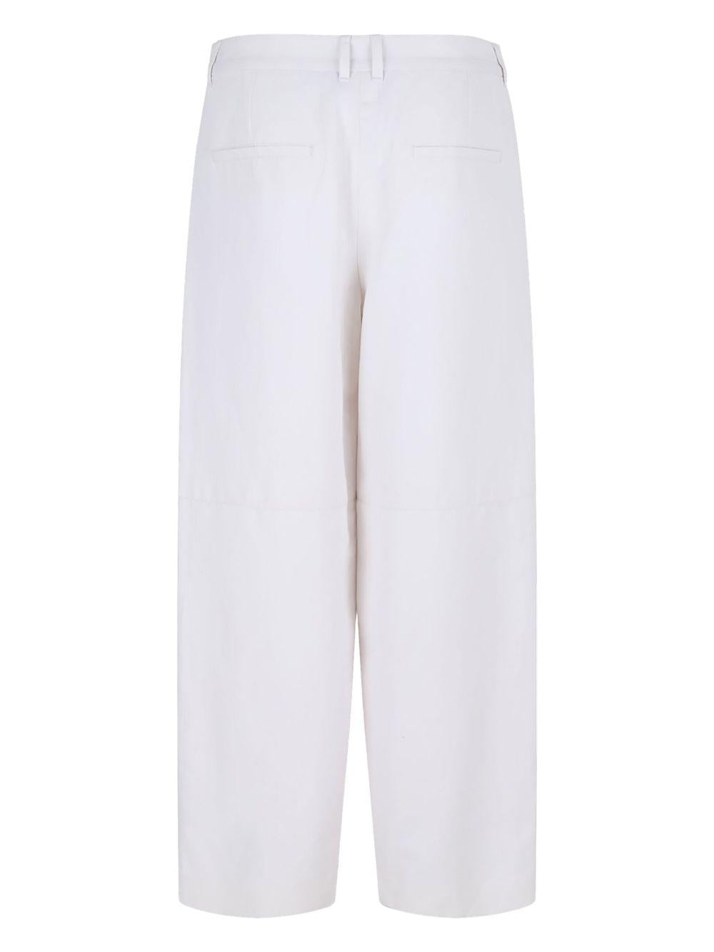 Jack 7/8 trousers JACKMM10437 001 ECRU S MAX MARA 