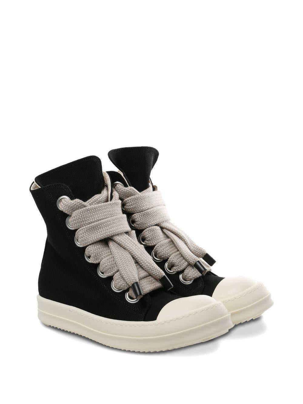 Jumbolace Sneaks DS01F4818DOW2 911 BLACK WHITE RICK OWENS DRKSHDW 