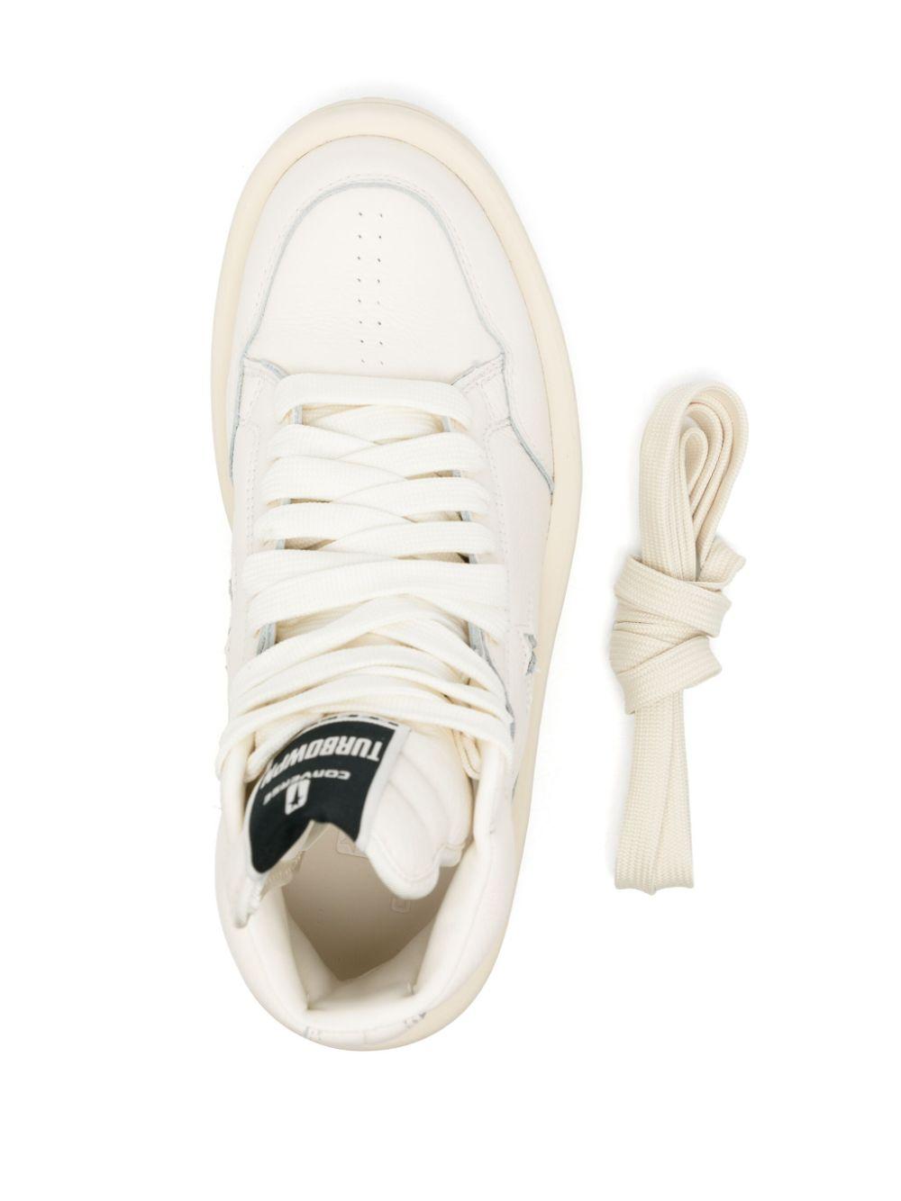 SNEAKERS IN PELLE TURBOWPN DC02DX343 0101 WHITE RICK OWENS DRKSHDW 