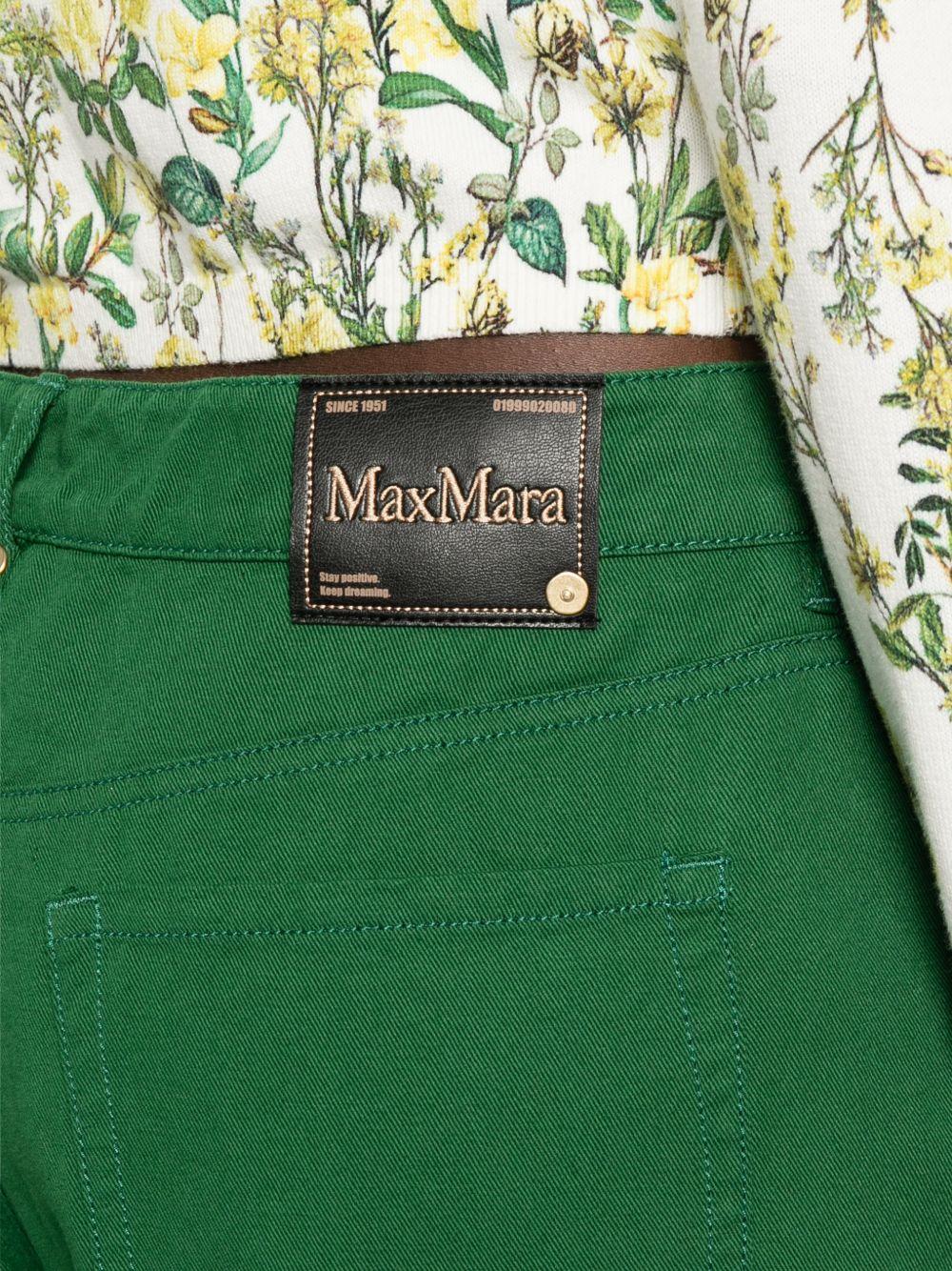 Pantaloni In Drill Di Cotone Leggero SMMONORATA 003 LINFA S MAX MARA 
