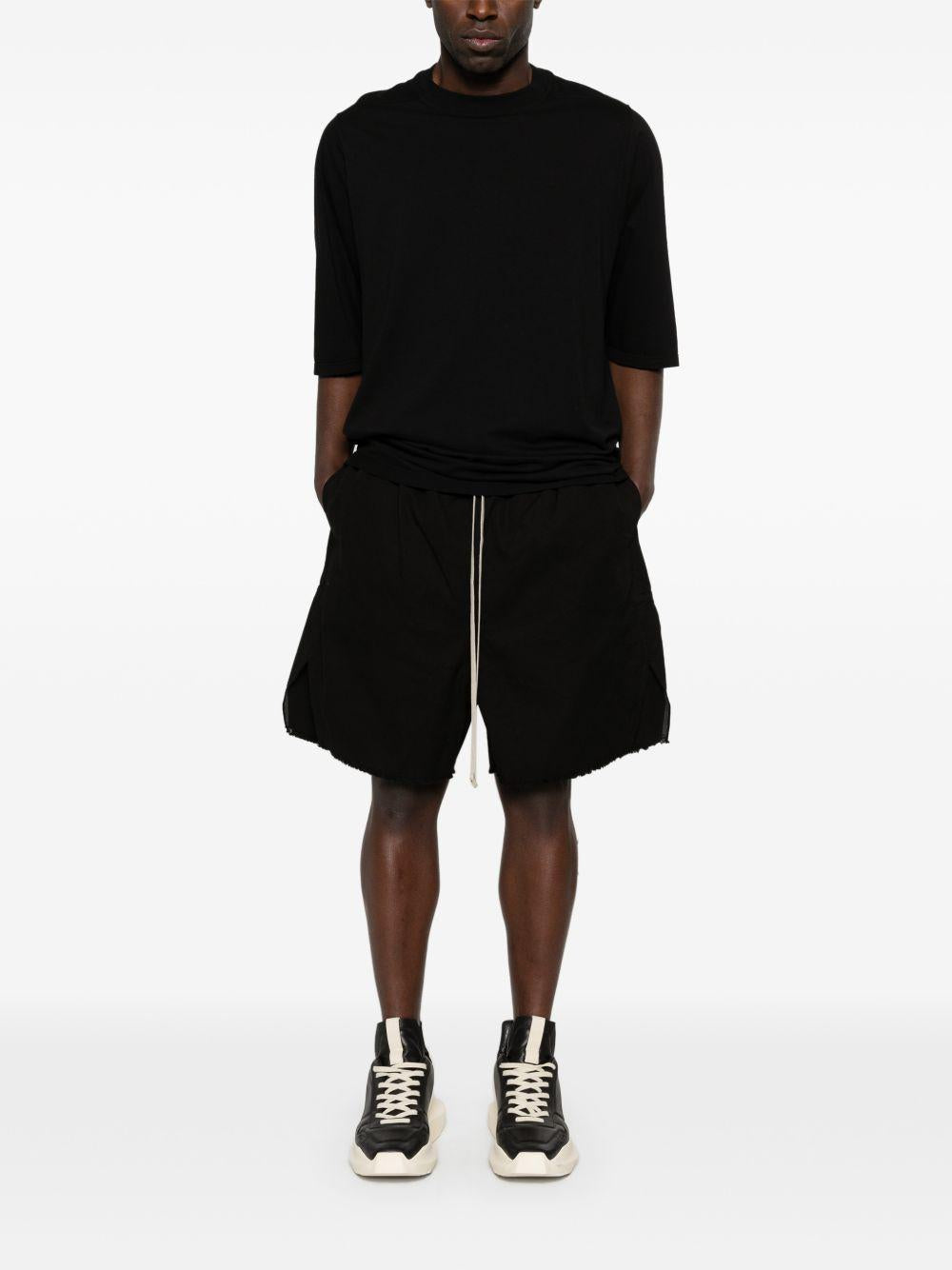 Long Boxers Butt Zip DU01F4383CVS 09 BLACK RICK OWENS DRKSHDW 