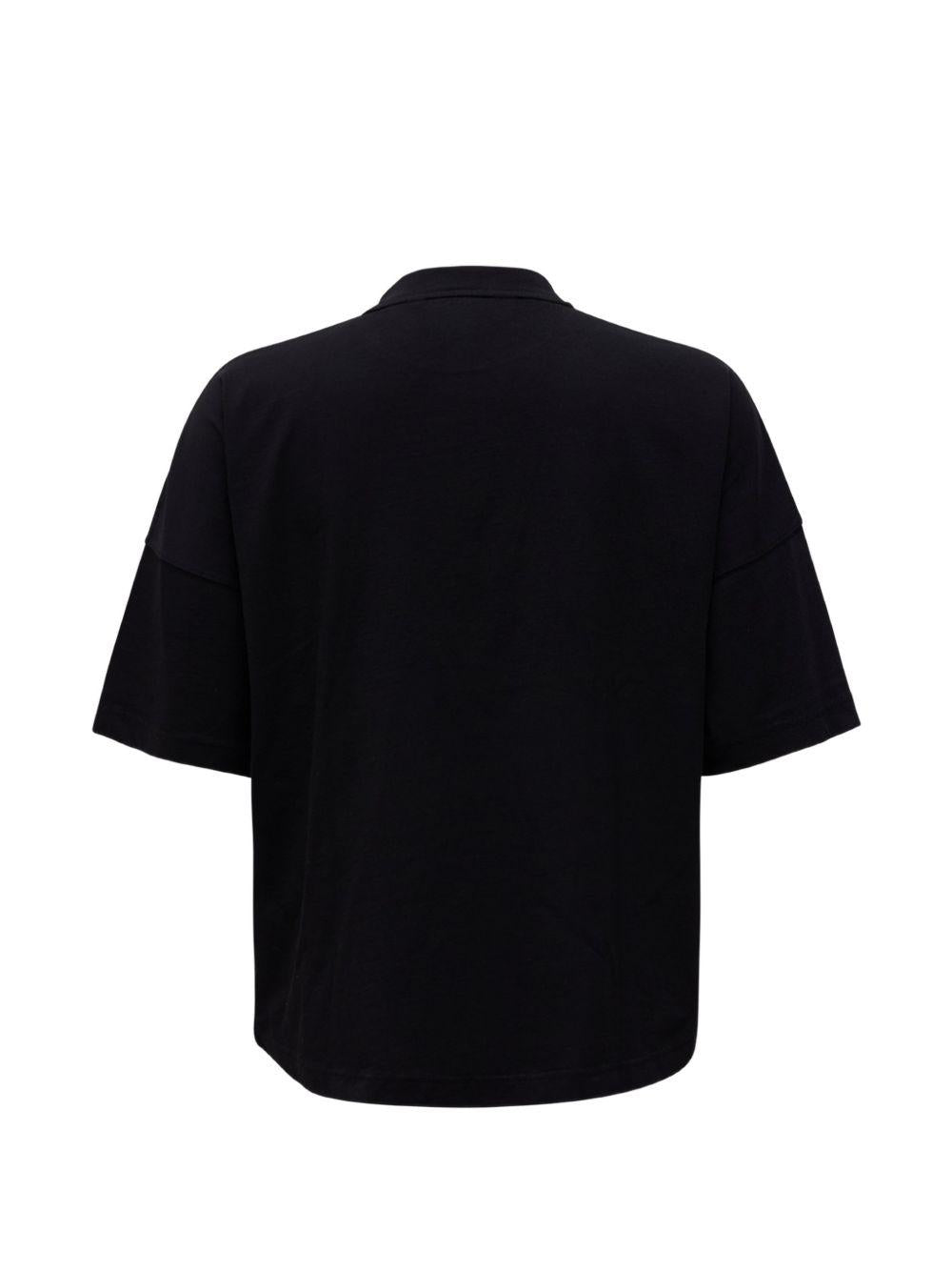 Bear Over T-Shirt PMAA10BS26JER004 1060 BLACK BROWN PALM ANGELS 