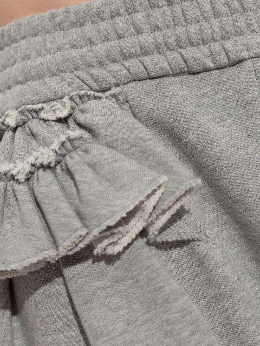 Loose Ruffled Shorts HACUNA3610 813 GREY MELANGE DRIES VAN NOTEN 