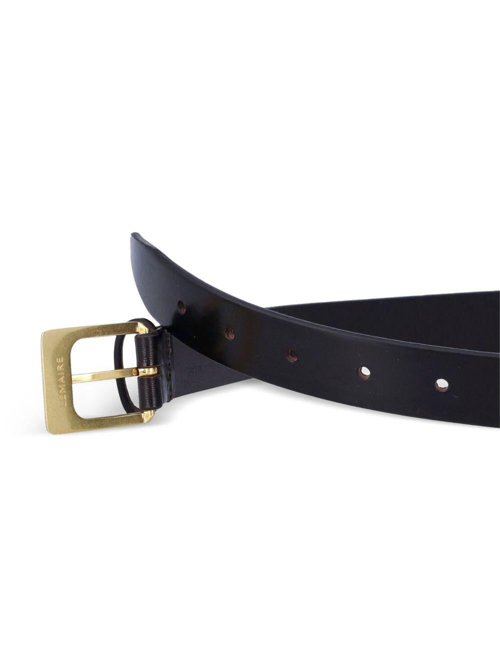 Rail Belt 25 mm BE0004LL0055 BR449 DARK BROWN LEMAIRE 