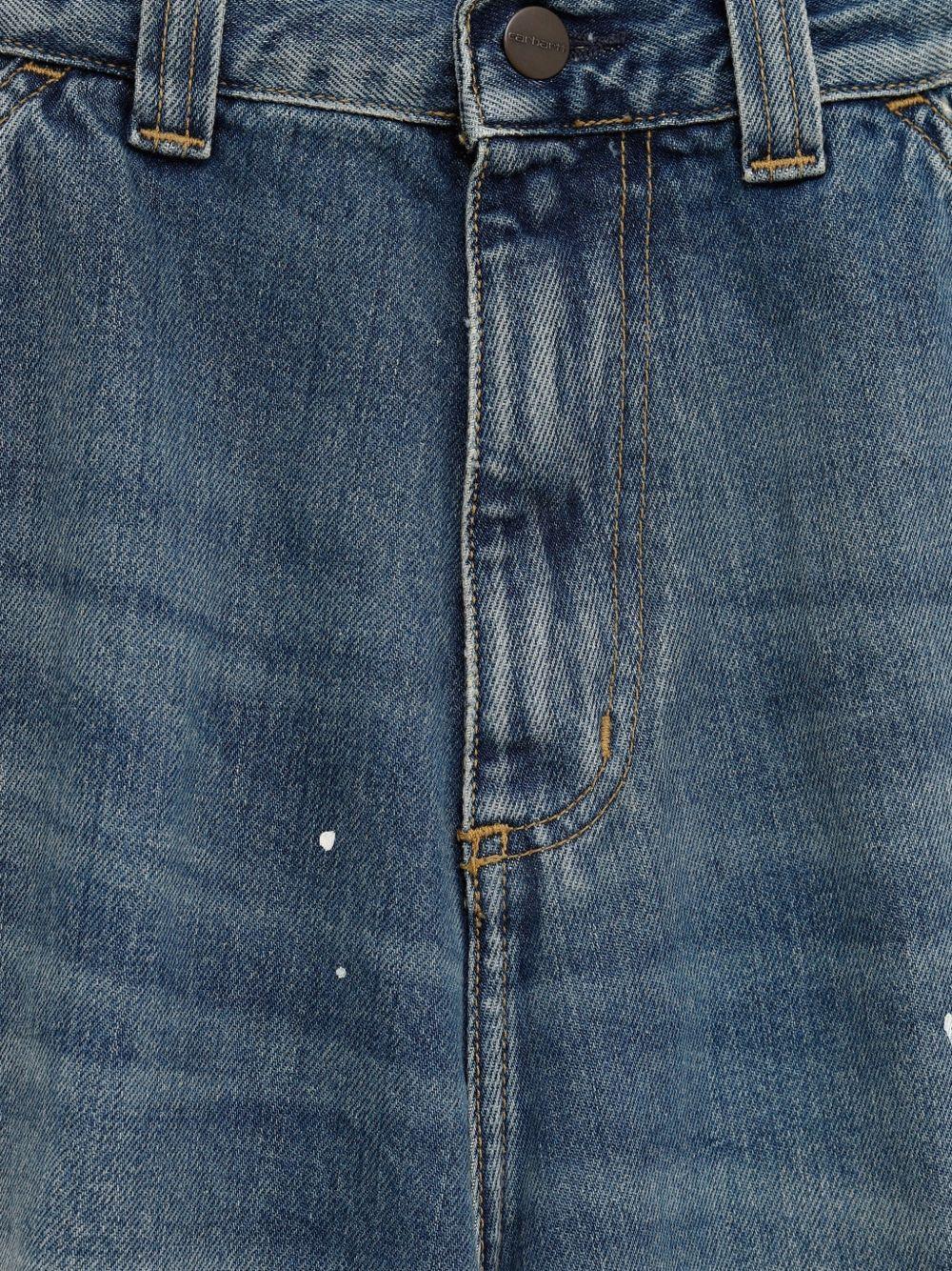Shorts 'Single Knee' OG in denim destroy wash I037020 01EJ BLUE DESTROY WASH CARHARTT WIP 