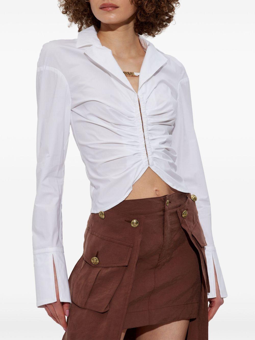  78HAL203N0431 003 WHITE VERSACE JEANS COUTURE 