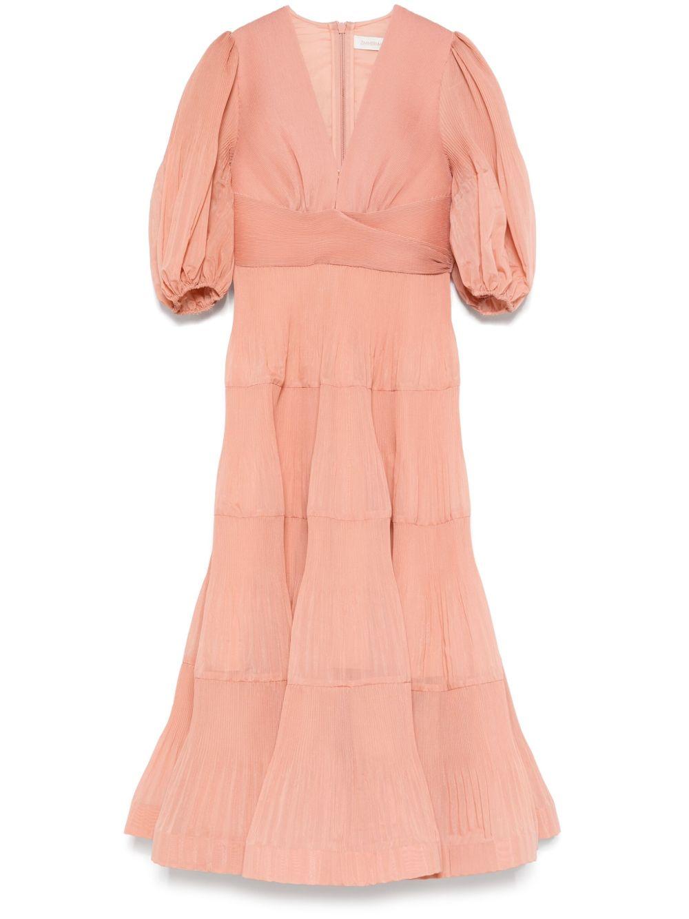 Abito midi plissé 3905DS25R PEACH ZIMMERMANN 