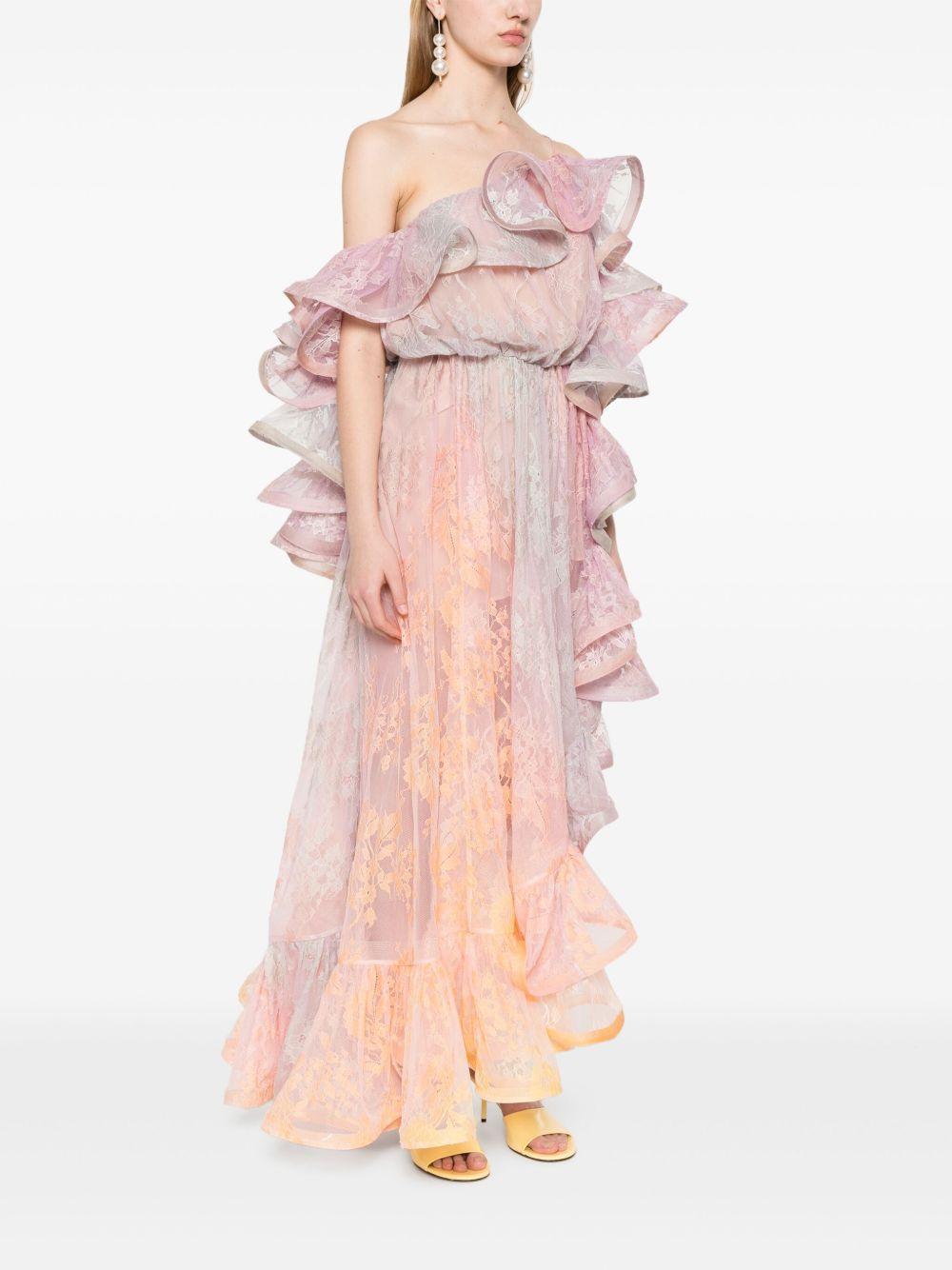 Abito midi in pizzo Dawning 2920DS252 SUNSET ZIMMERMANN 