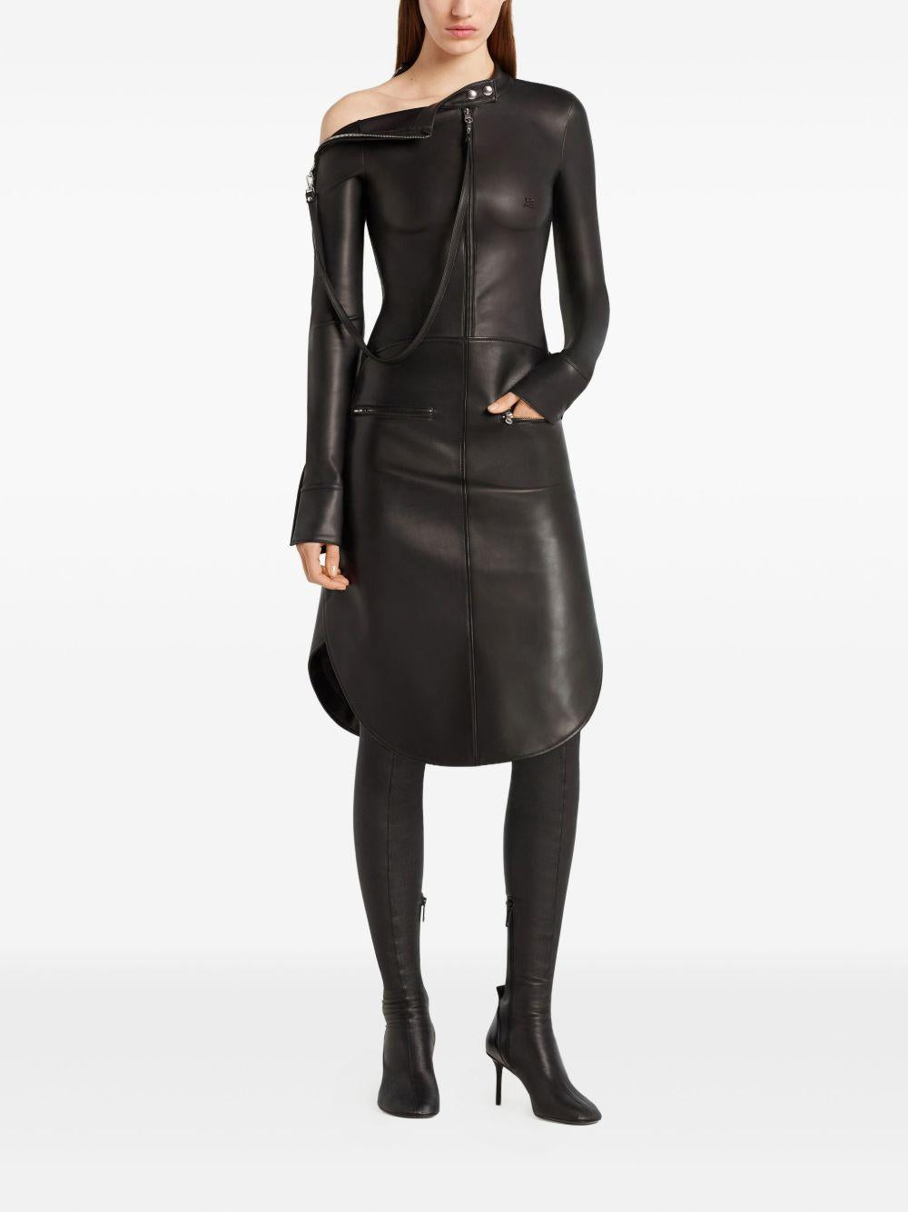 Zipped Biker Top 325CTO436PU0049 9999 BLACK COURREGES 