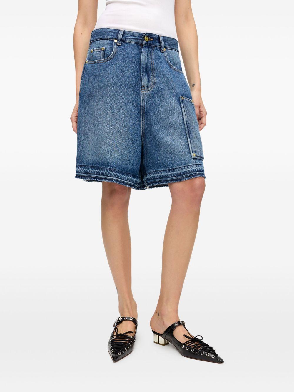 Blue Denim Shorts J1702 567 MID BLUE VINTAGE GANNI 