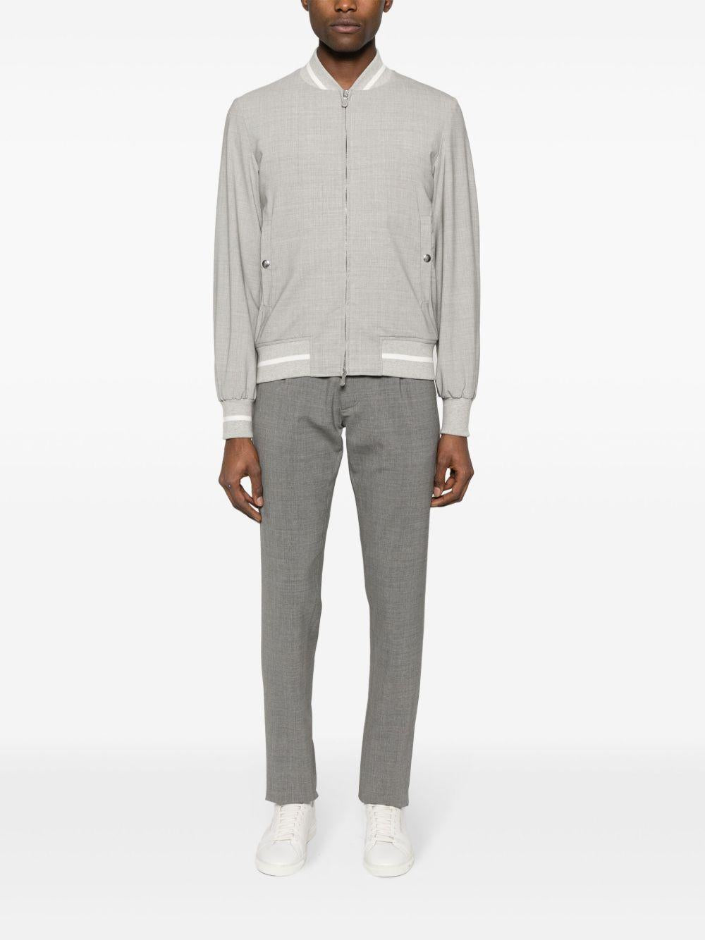 Pantaloni dritti X75PANB21TES0A053 13 GRIGIO CHIARO ELEVENTY 