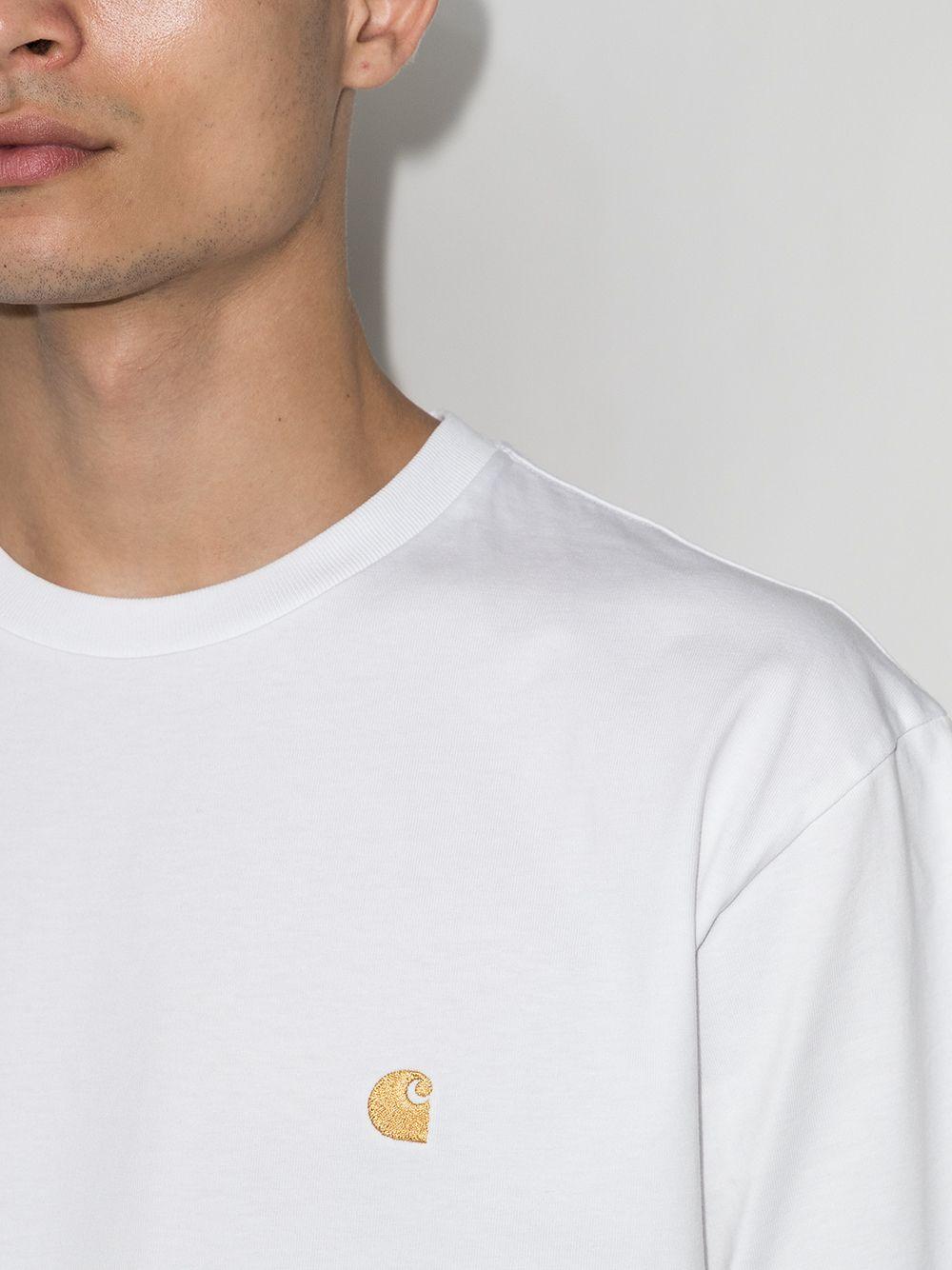 S/S Chase T-Shirt I026391 00RXX WHITE GOLD CARHARTT WIP 