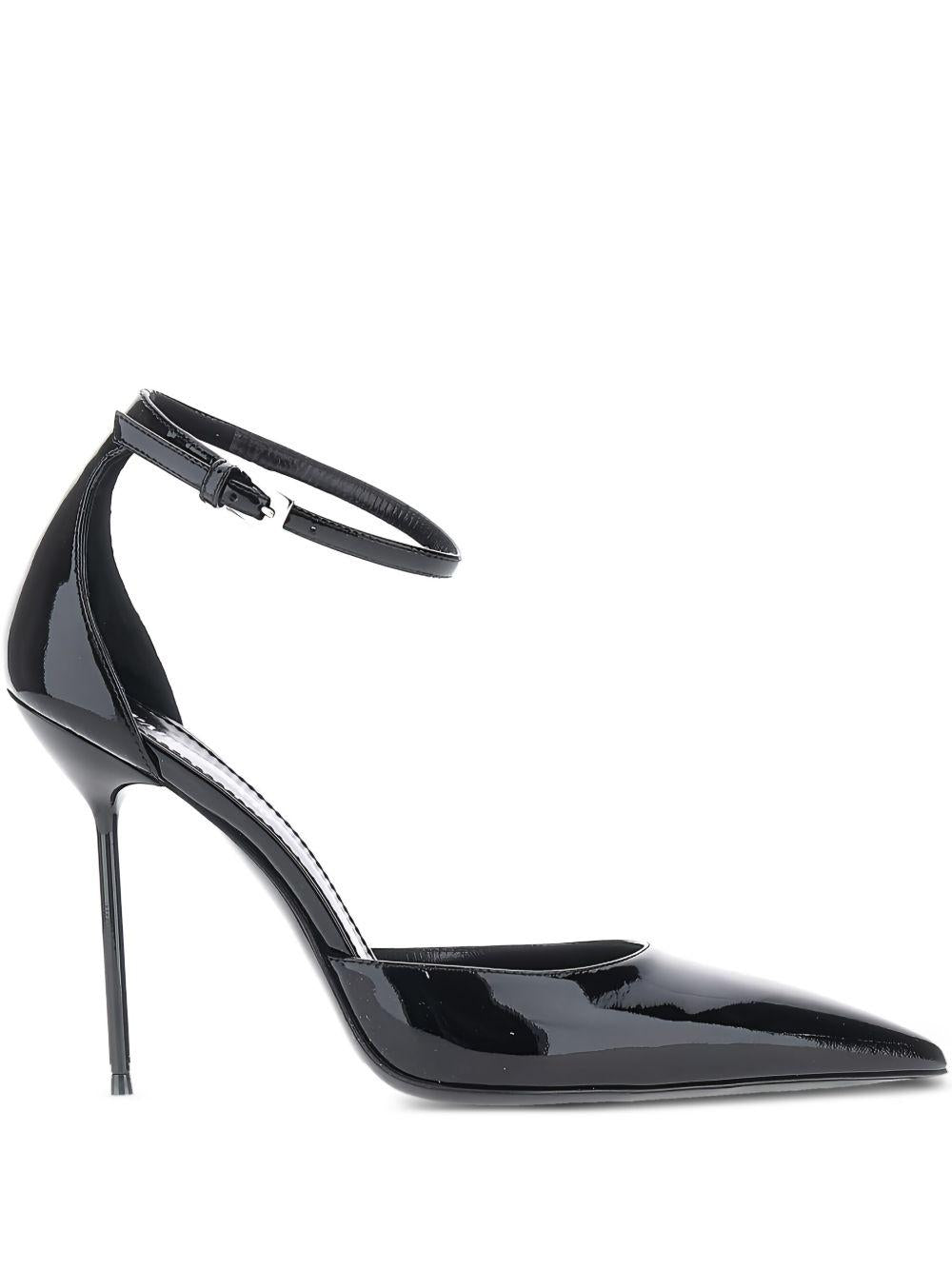 Lidia Ankle Strap Pump PX1737XVN01 BLACK PARIS TEXAS 