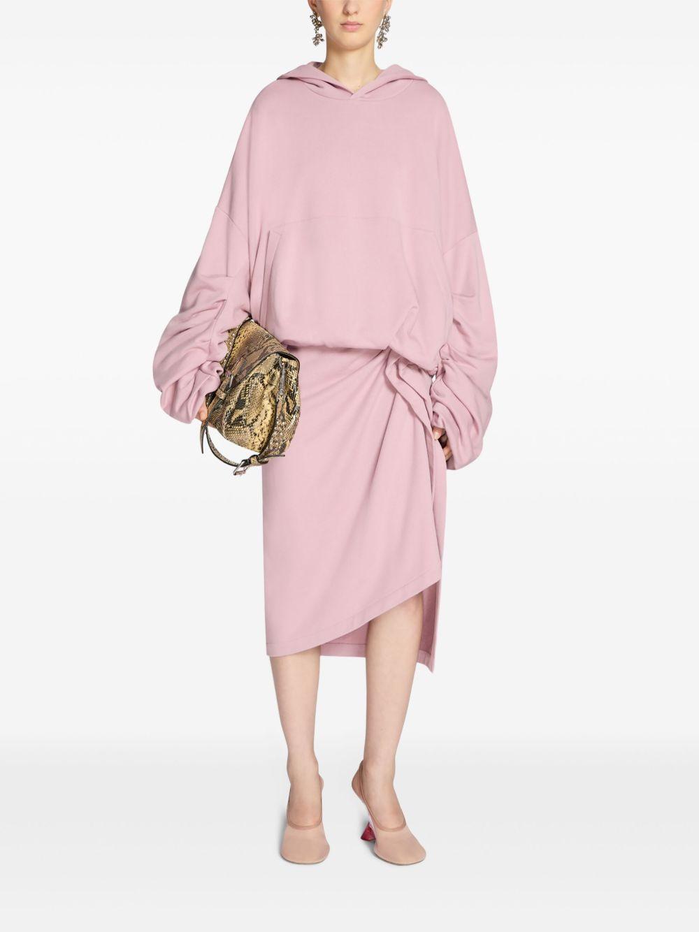 Gonna in cotone con volant<BR/> 2510111091610 305 PINK DRIES VAN NOTEN 