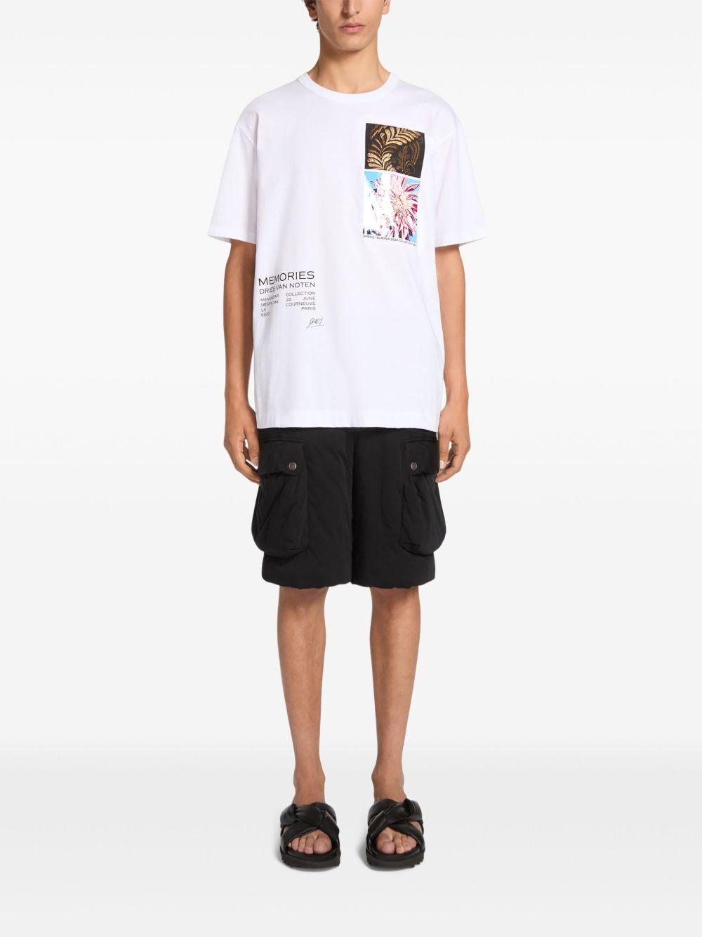 Show t-shirt<BR/> 2510211091600 1 WHITE DRIES VAN NOTEN 