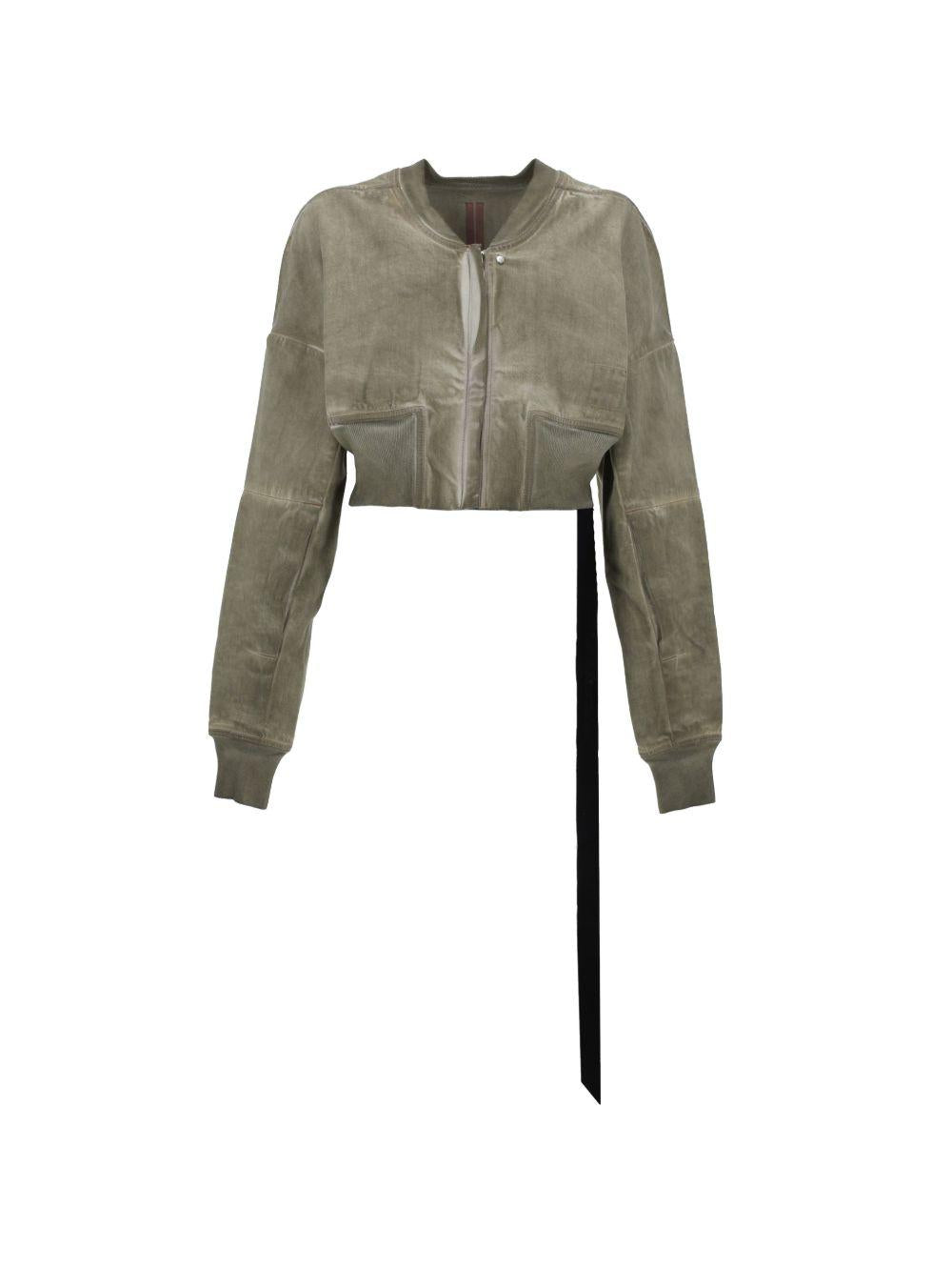Flight Jkt Cropped DS01F4721DSN 138 SAND RICK OWENS DRKSHDW 