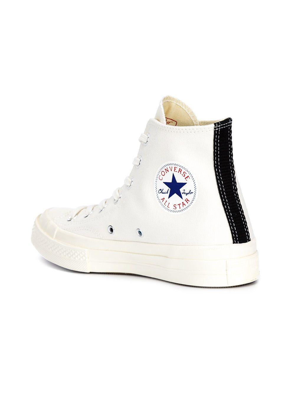  P1K112 2 BEIGE COMME DES GARCONS PLAY X CONVERSE 