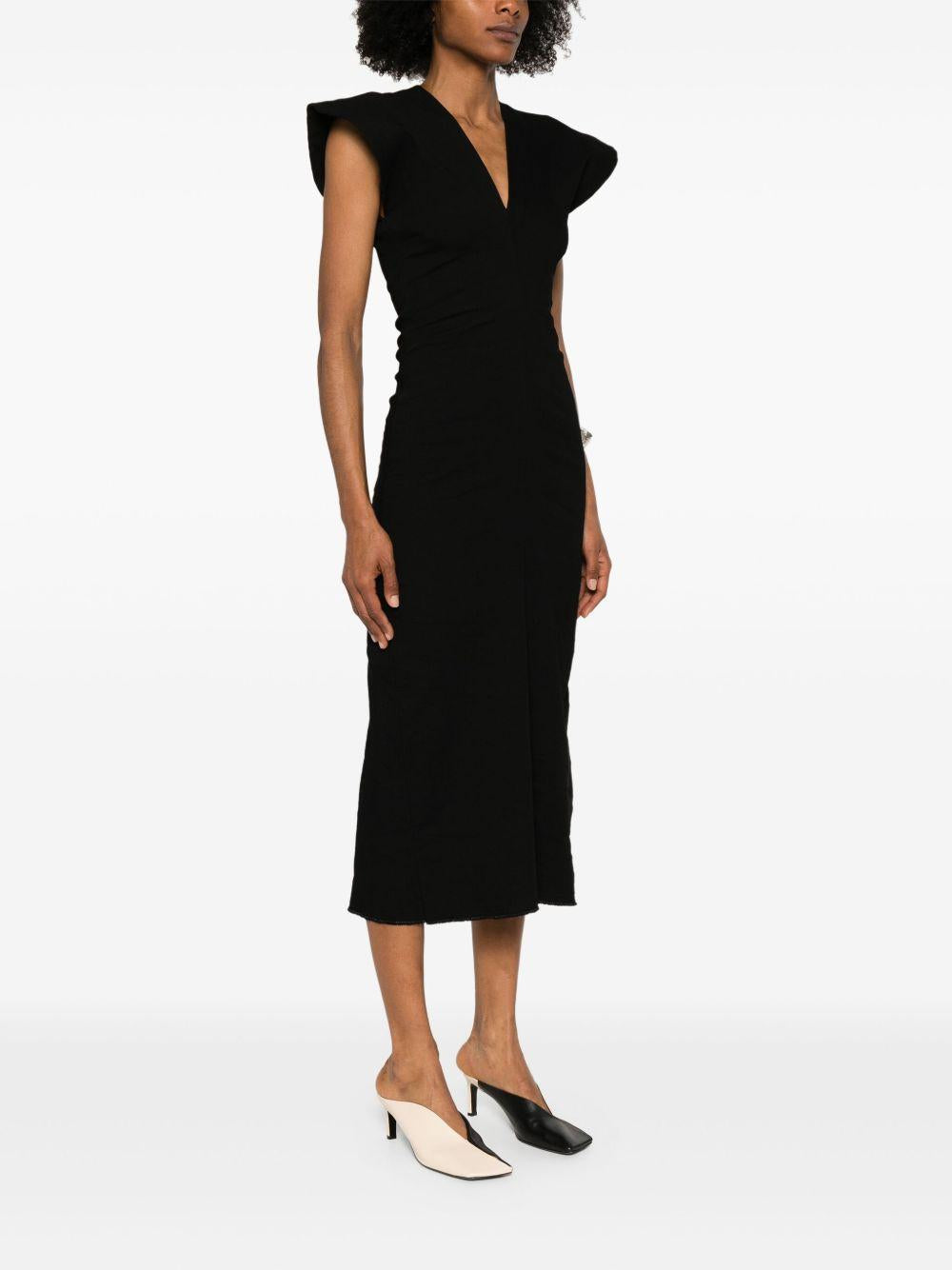 Audition midi dress UW5046 UW900 BLACK UMA WANG 