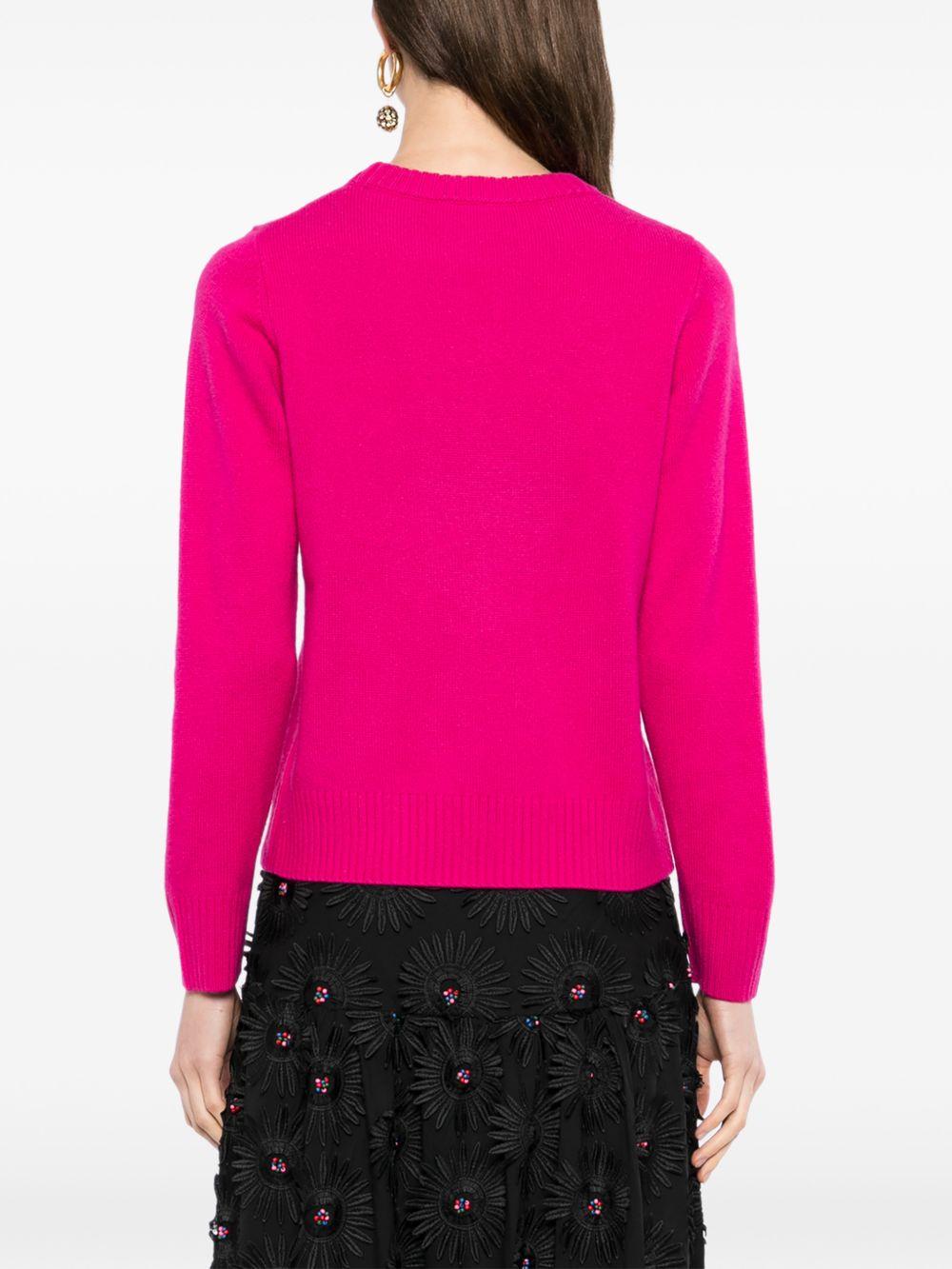 Maglione Con Ricamo 352085 L0027 PINK FARM RIO 