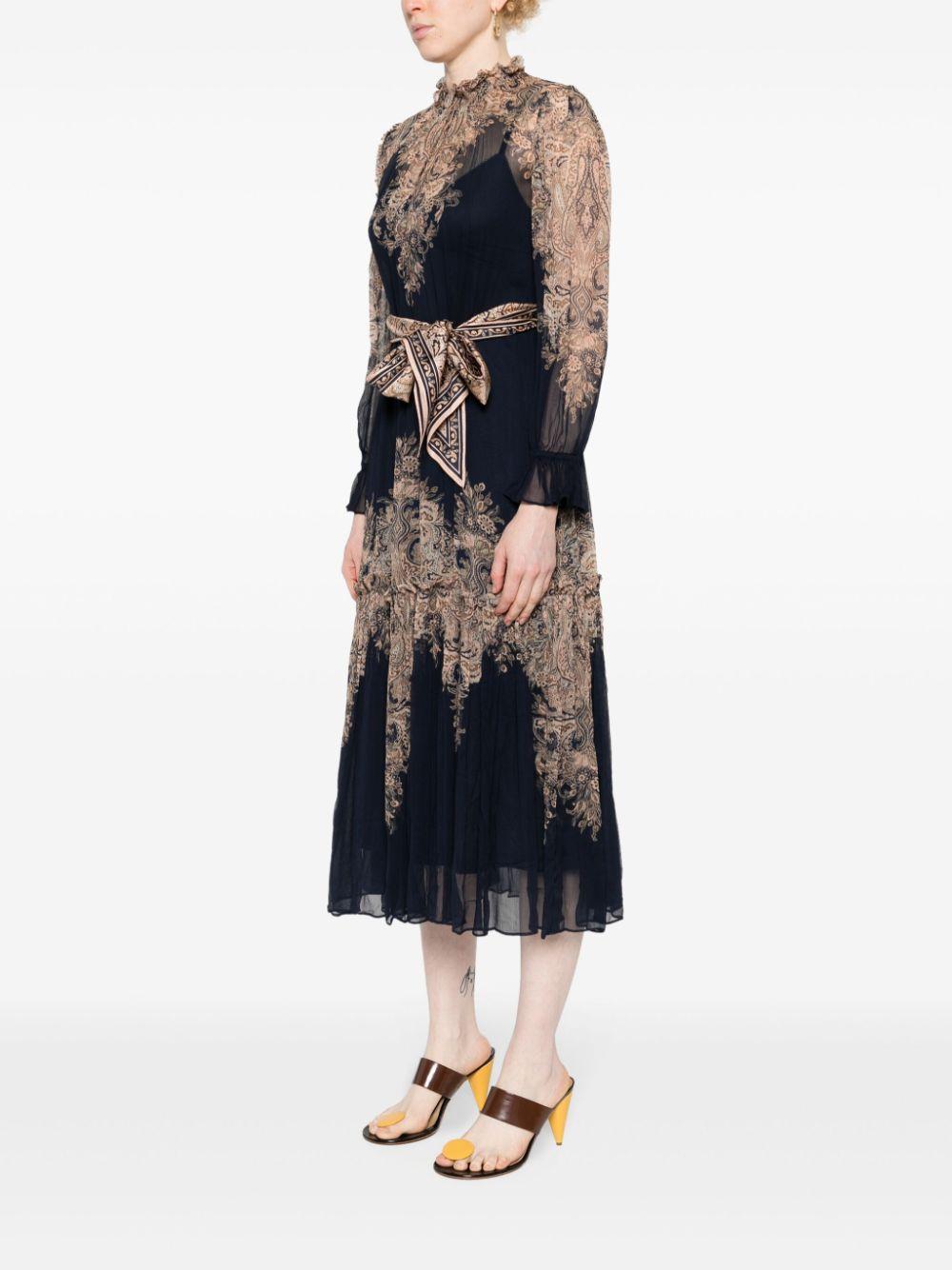  2087DS241 NAVY PAISLEY ZIMMERMANN 