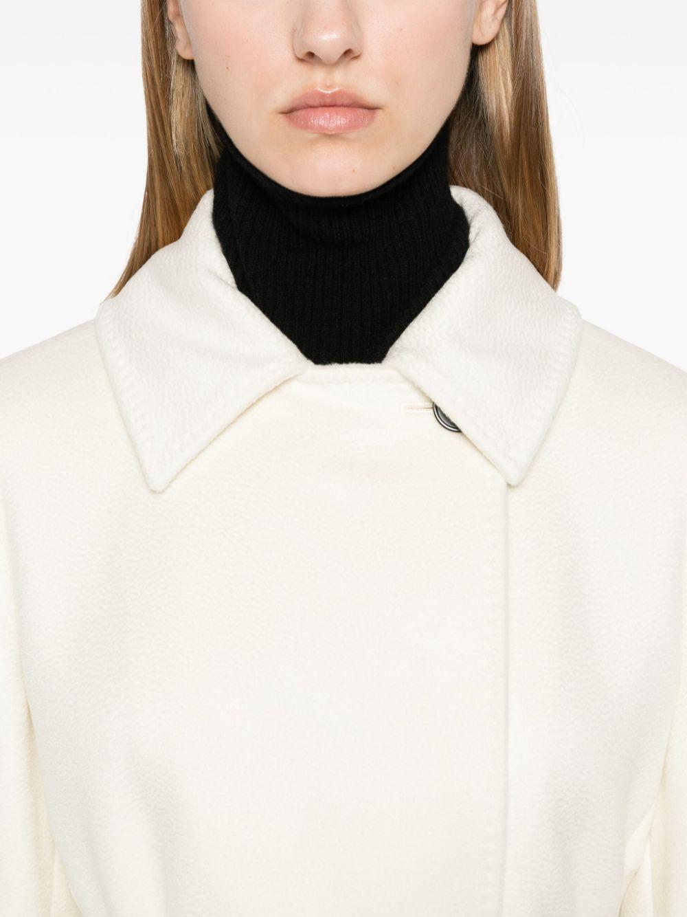 Cappotto A Vestaglia In Lana BCOLLAGMM10587 001 BIANCO LANA MAX MARA STUDIO 
