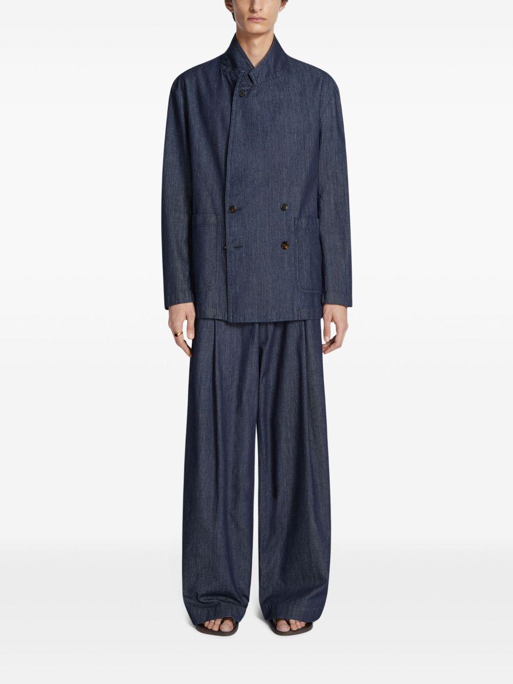 Denim Caplans shirt 2510207301553 507 INDIGO DRIES VAN NOTEN 