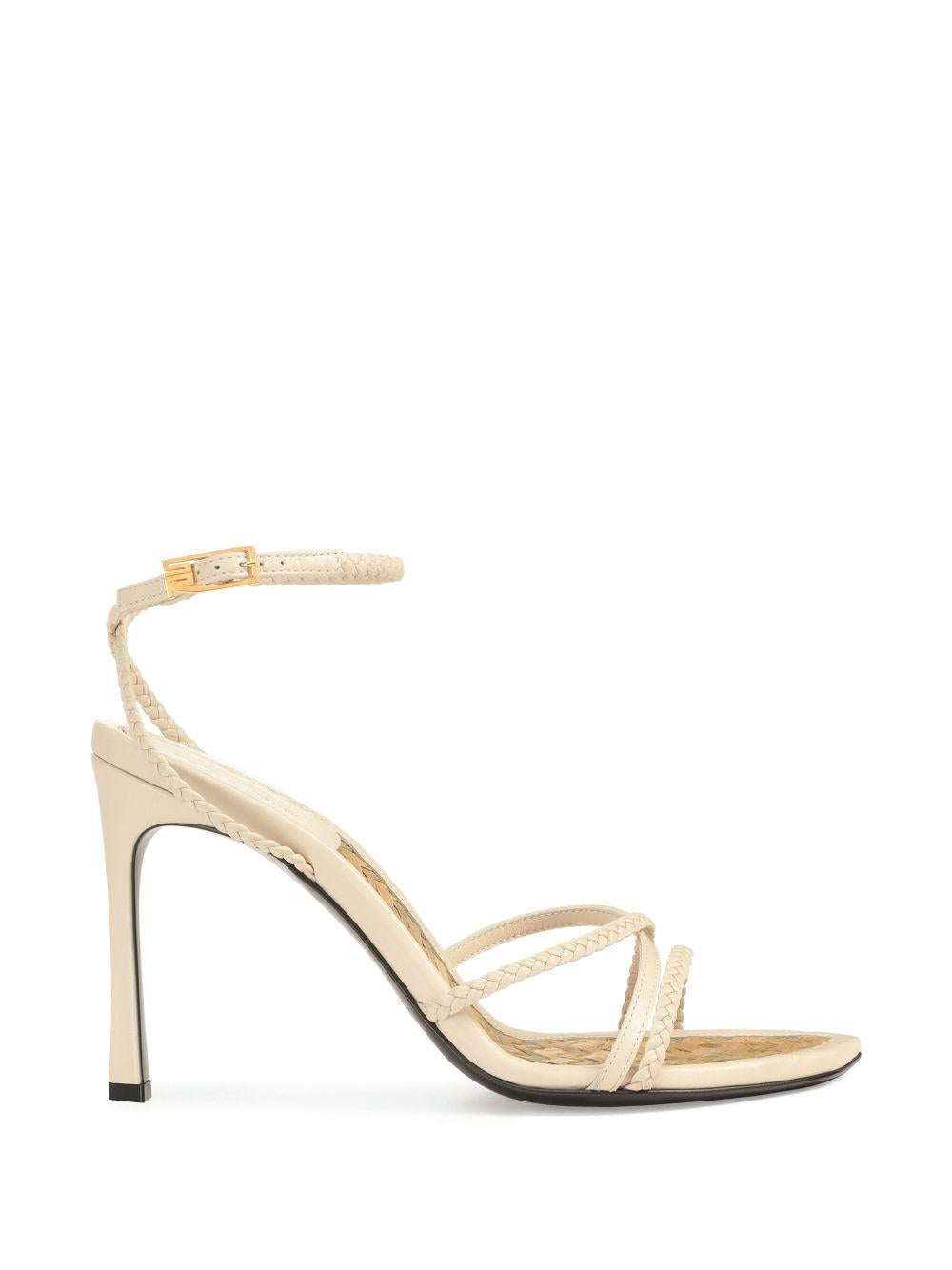 Sandali Braid B14691MFL431 PARCHMENT SERGIO ROSSI 