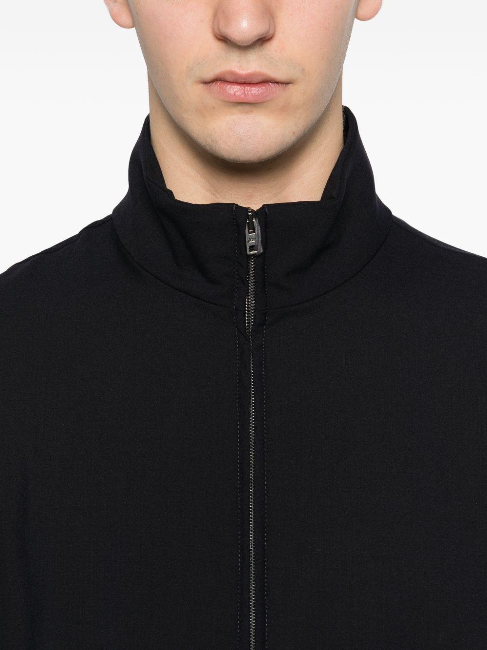 GIACCA CON ZIP IN LIGHT STRETCH WOOLY GI000660U12808Z 9200 BLUE NAVY HERNO 